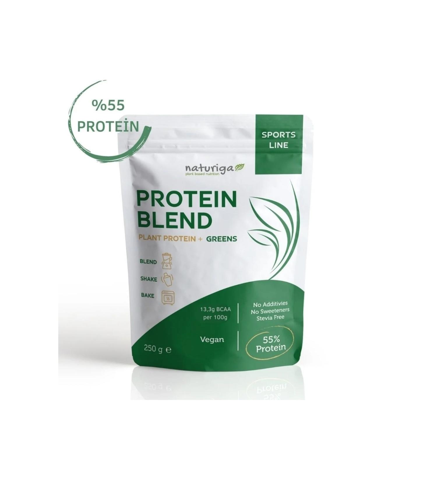 Naturiga Green Protein Powder Mix 250 Gr