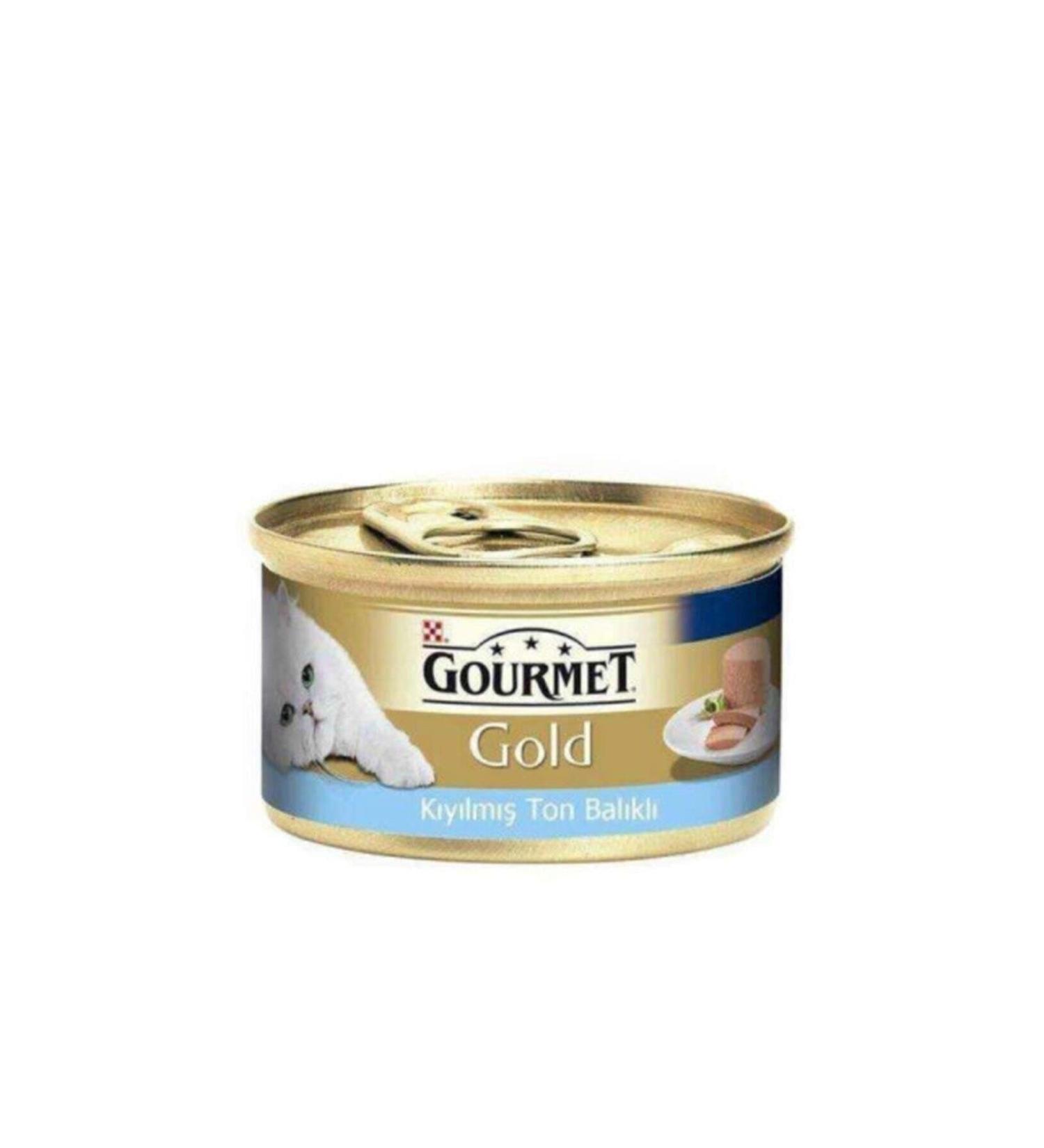 Gourmet Gold Minced Tuna Cat Wet Food 85 gr 12 Liters