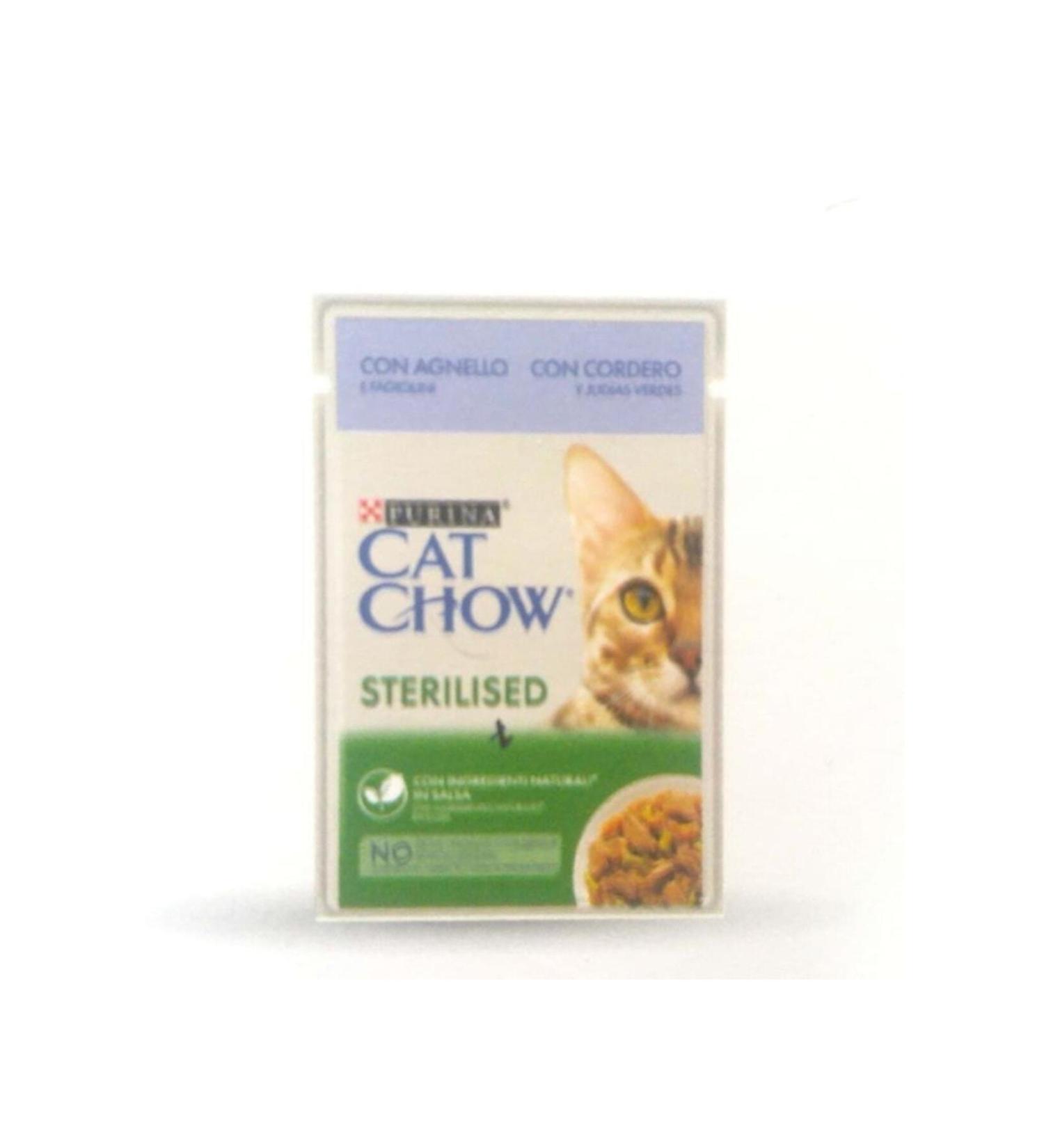 Cat Chow Cat Chow Sterilized Lamb Cat Wet Food 85 Gr 26 Pieces