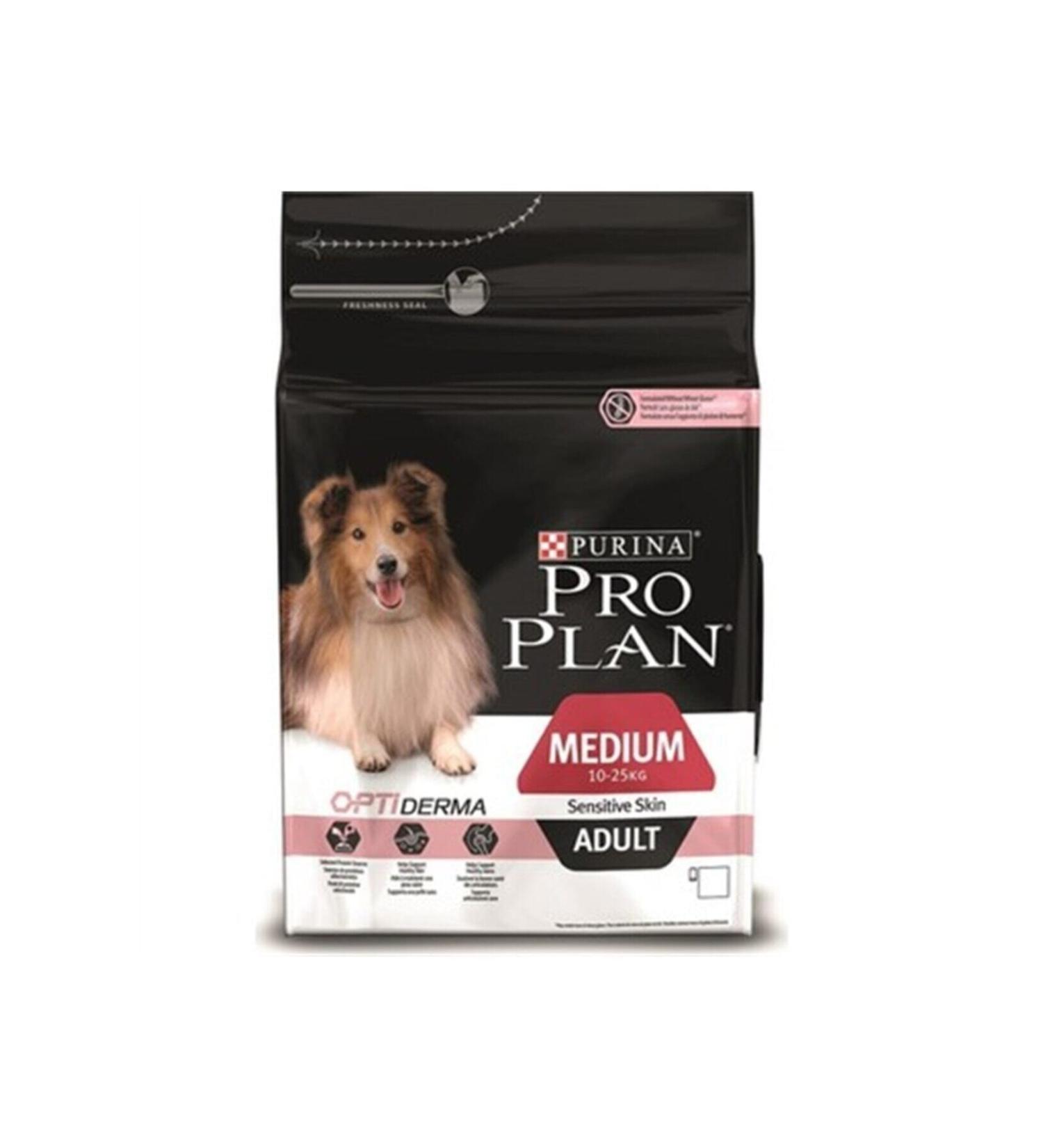 Purina Pro Plan Medium Adult Dog Food with Salmon 3 Kg