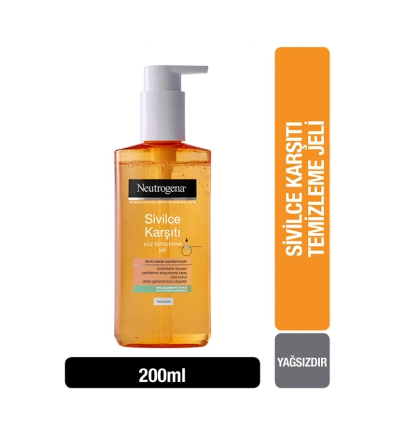 Oriflame Original Neutrogena Anti-Acne Face Cleansing Gel 200 Ml - Buy Online on GoSupps.com