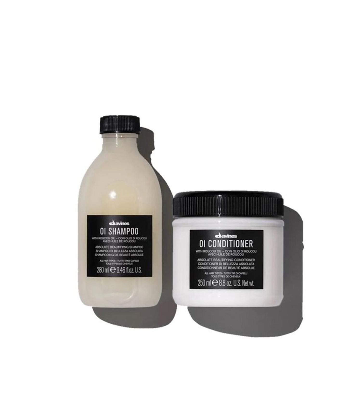 Davines Alfaluna Sulfate-Free Shine and Volume OI Shampoo 280 ml(76004)+OI Conditioner 250 ml(73272)