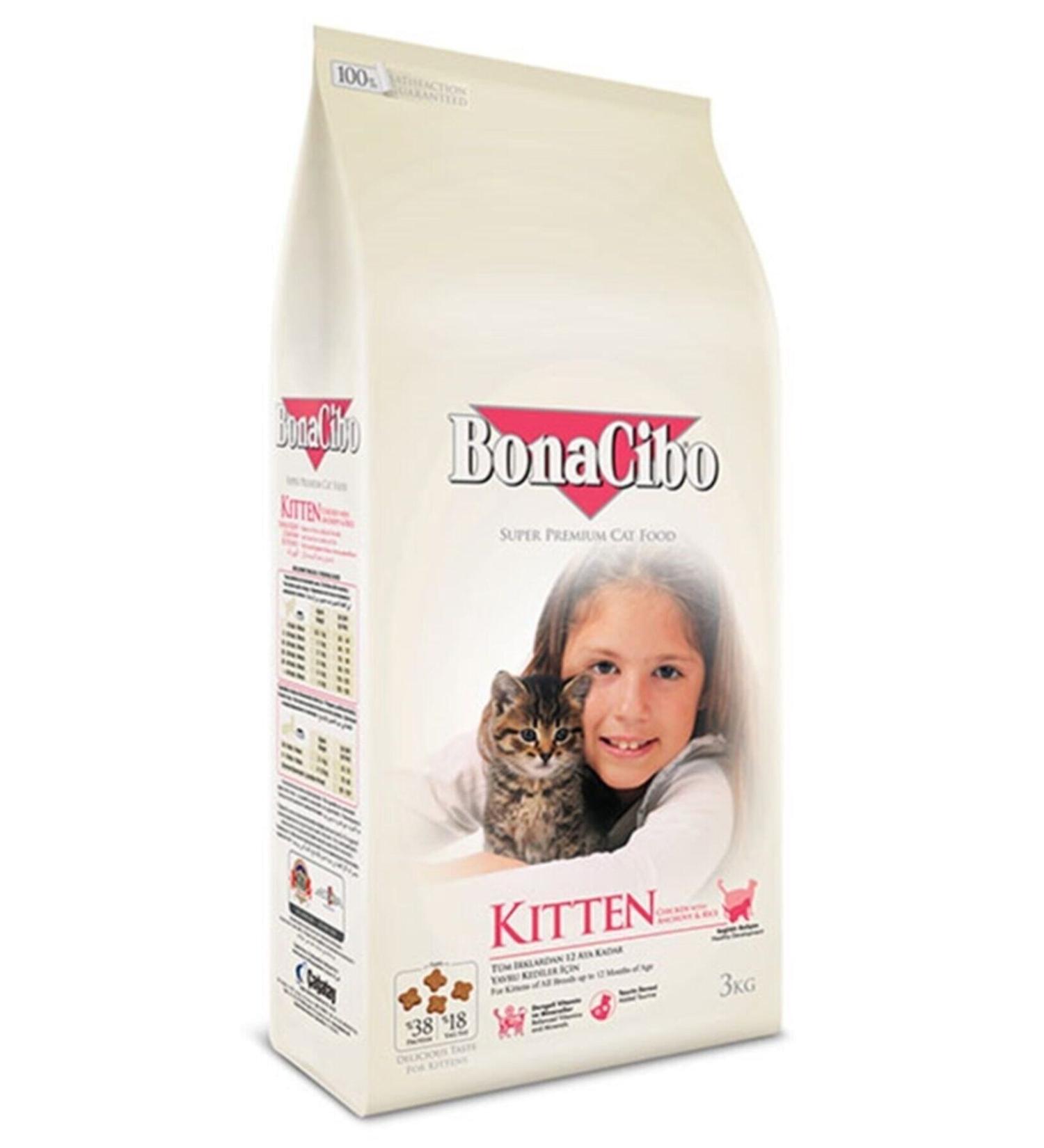 Durbuldum Bonacibo Kitten Chicken Kitten Cat Food 1.5 Kg X 10 Pieces