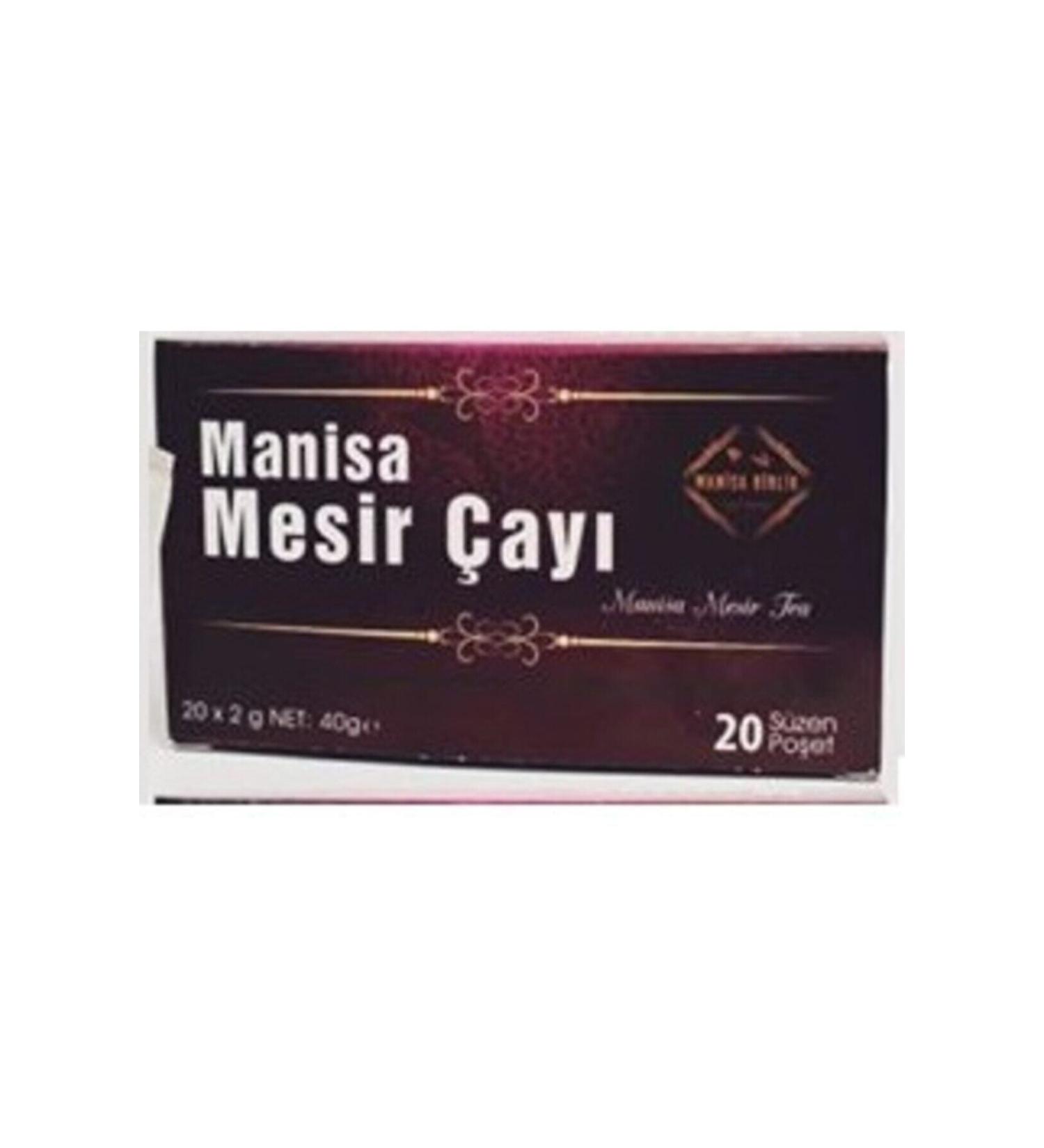 Manisabirliktezzet Manisa Birlik Mesir Paste Tea 20 Filtering Bags
