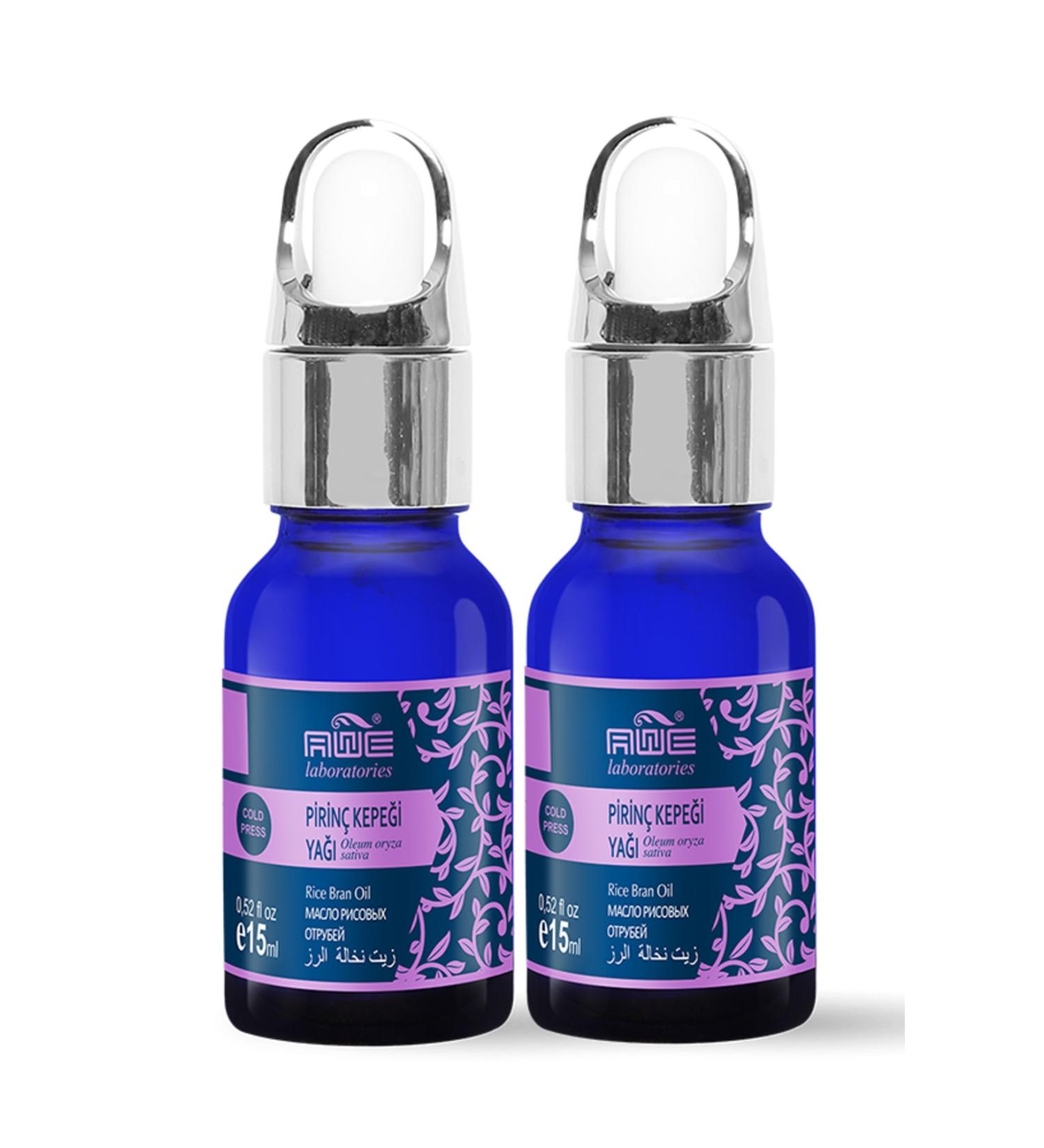 Awe Cemre 2li Rice Bran Oil 15 ml Dropper Serum / Easy Use
