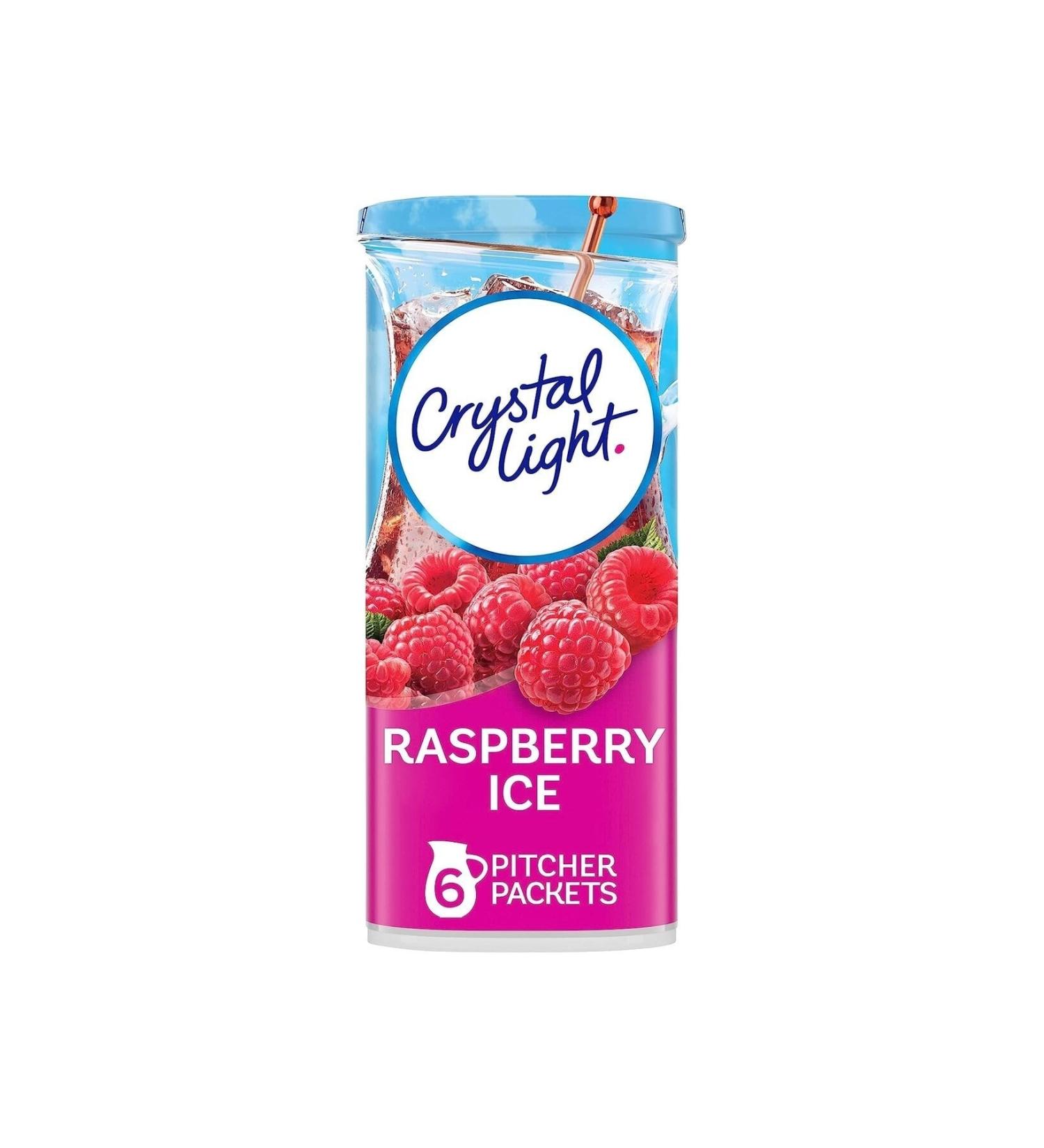 Crystal Light Raspberry Ice Drink Powder 6 Pieces 36 g