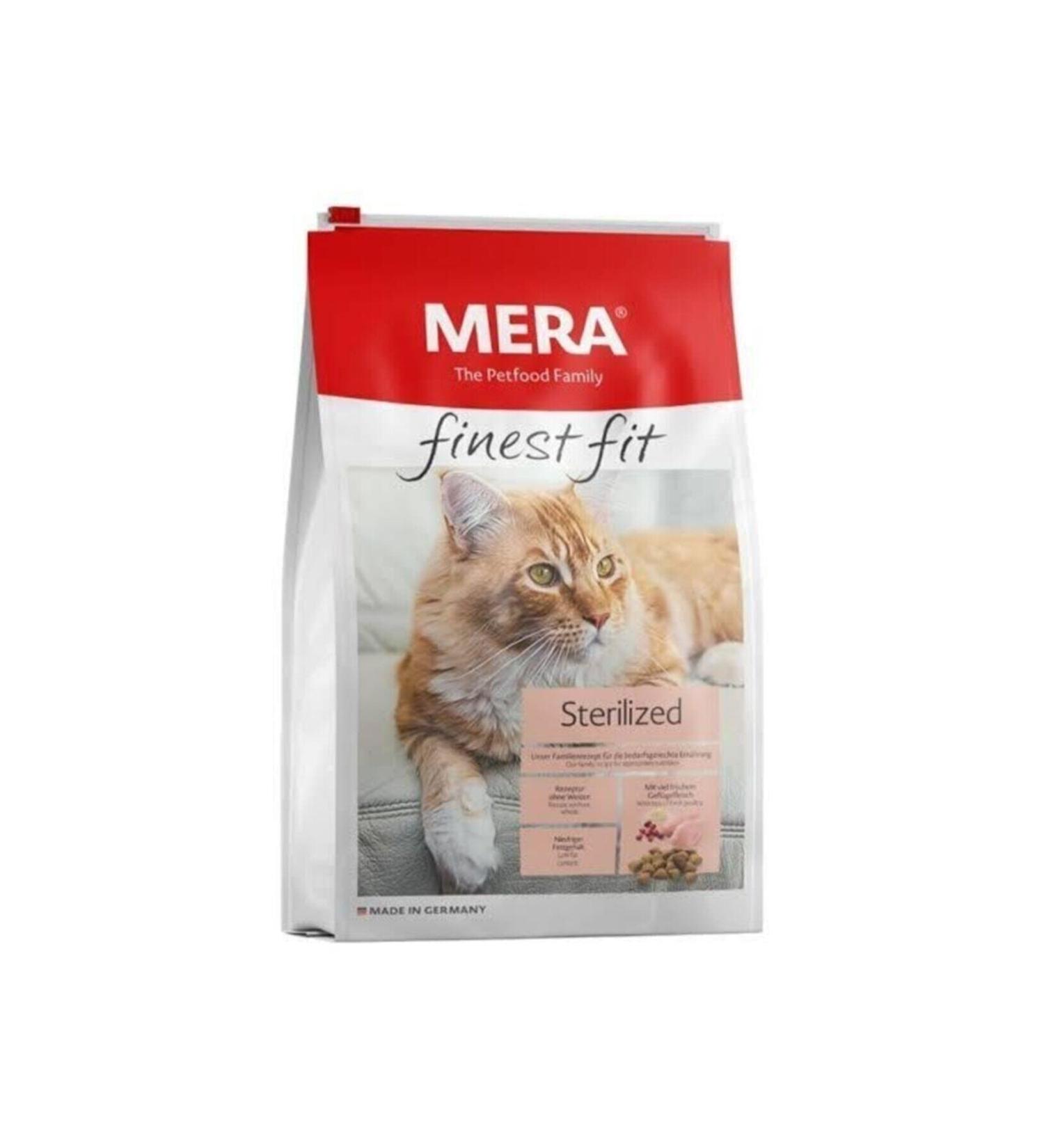 Mera Finest Fit Sterilized Poultry Cat Food 10 Kg - Buy Online on GoSupps.com