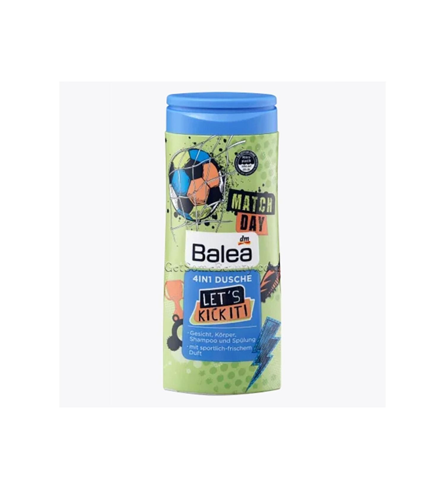 BALEA German Quality - 4 in 1 for Boys - Shampoo Conditioner and Shower Gel - 300 ml
