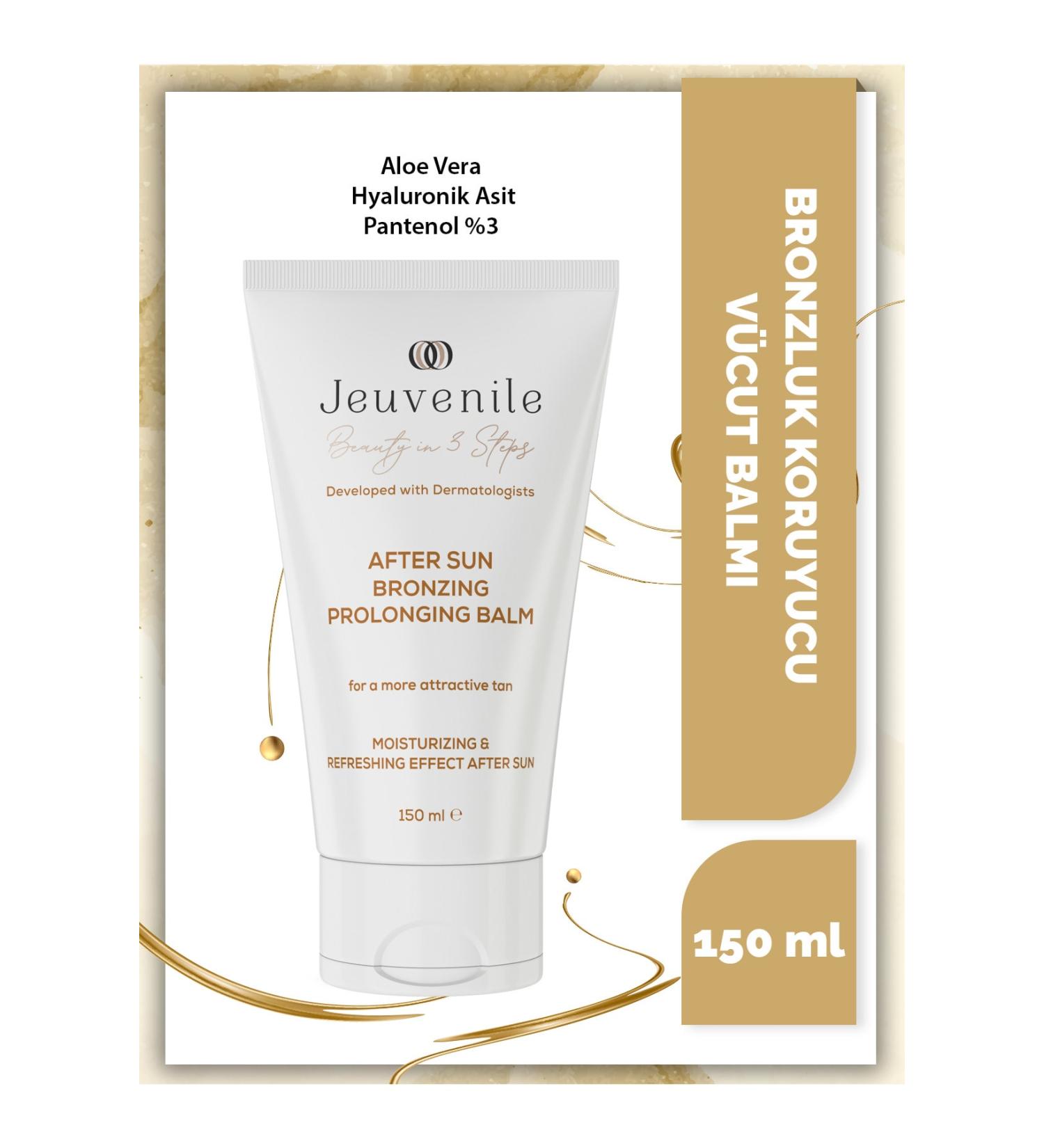Jeuvenile After Sun Body Balm - Tan Protection Refreshing (Aloe Vera Hyaluronic Acid Panthenol) - Buy Online on GoSupps.com