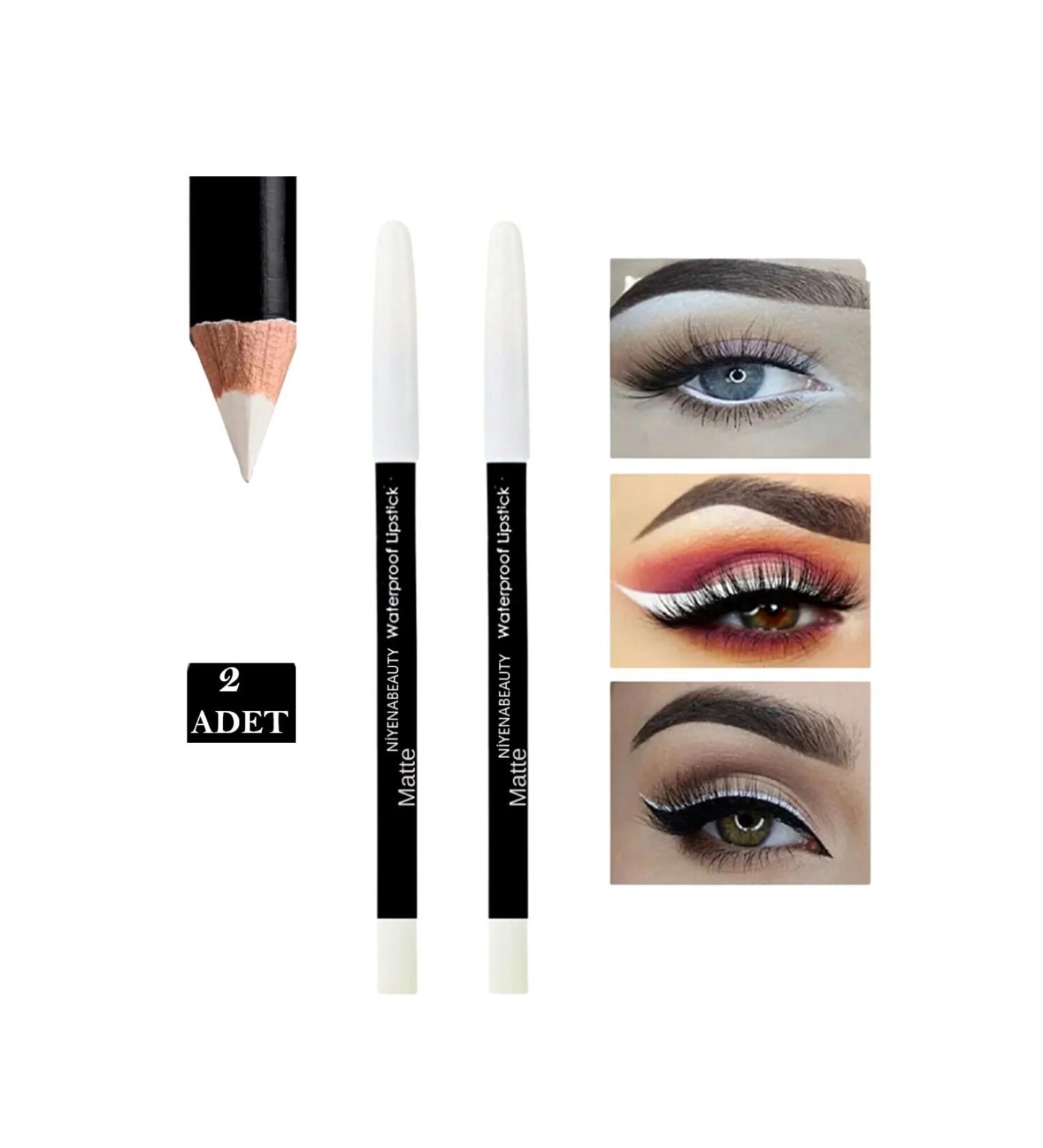 N YENABEAUTY Niyenabeauty White Eye Pencil 2 pcs