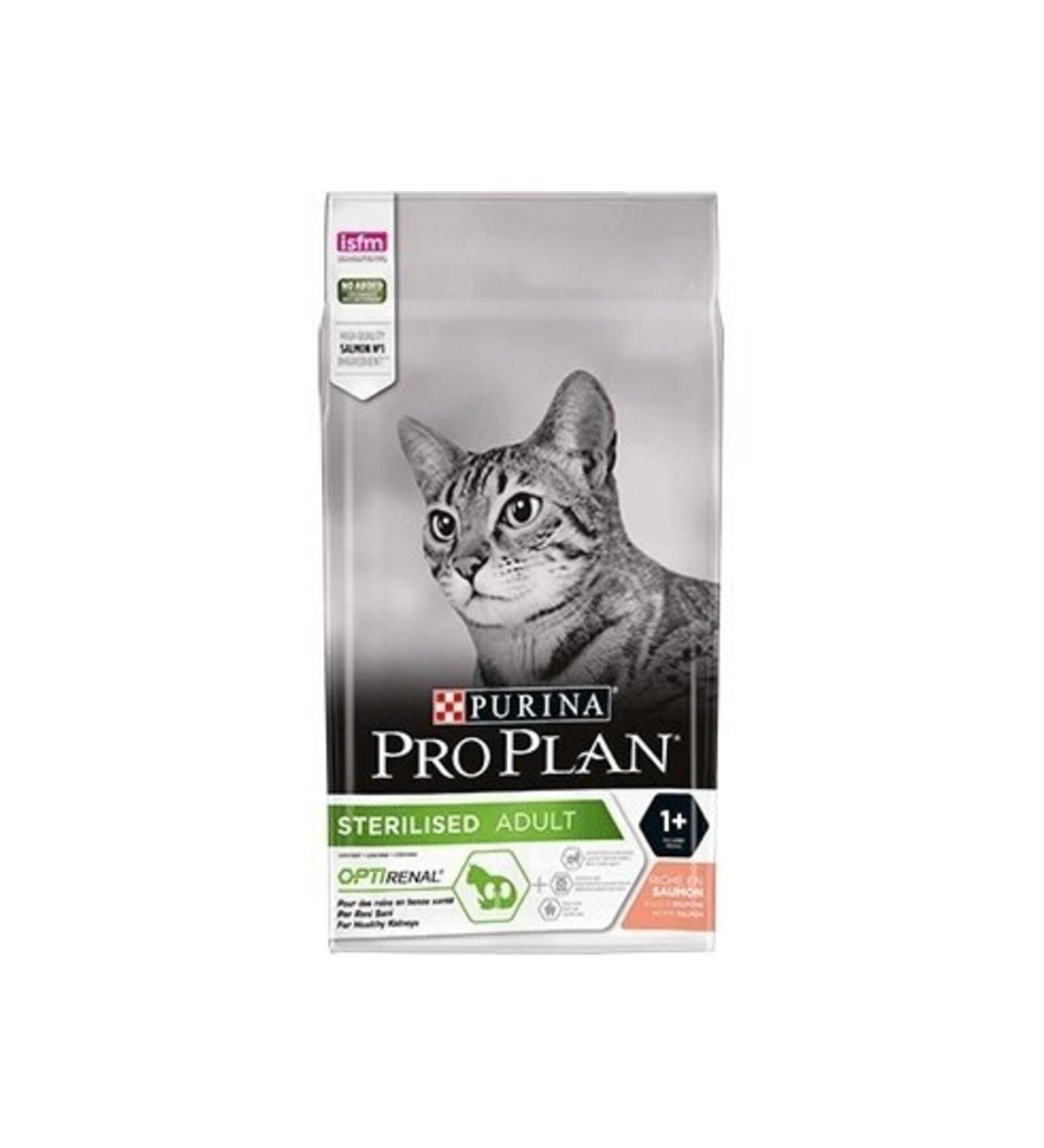 Pro Plan Purina Pro Plan Sterilised Optirenal 10kg Rich Salmon Meat Content - Buy Online on GoSupps.com