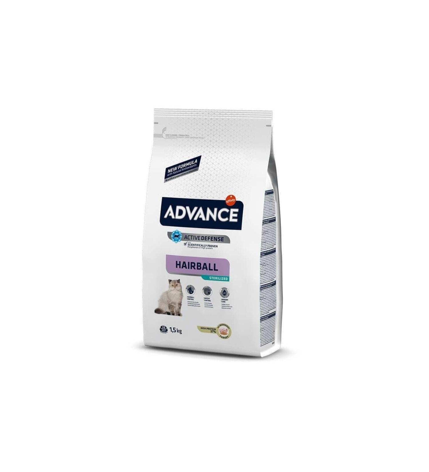 Advance Sterilized Hairball Sterilized Adult Cat Food 1.5 Kg