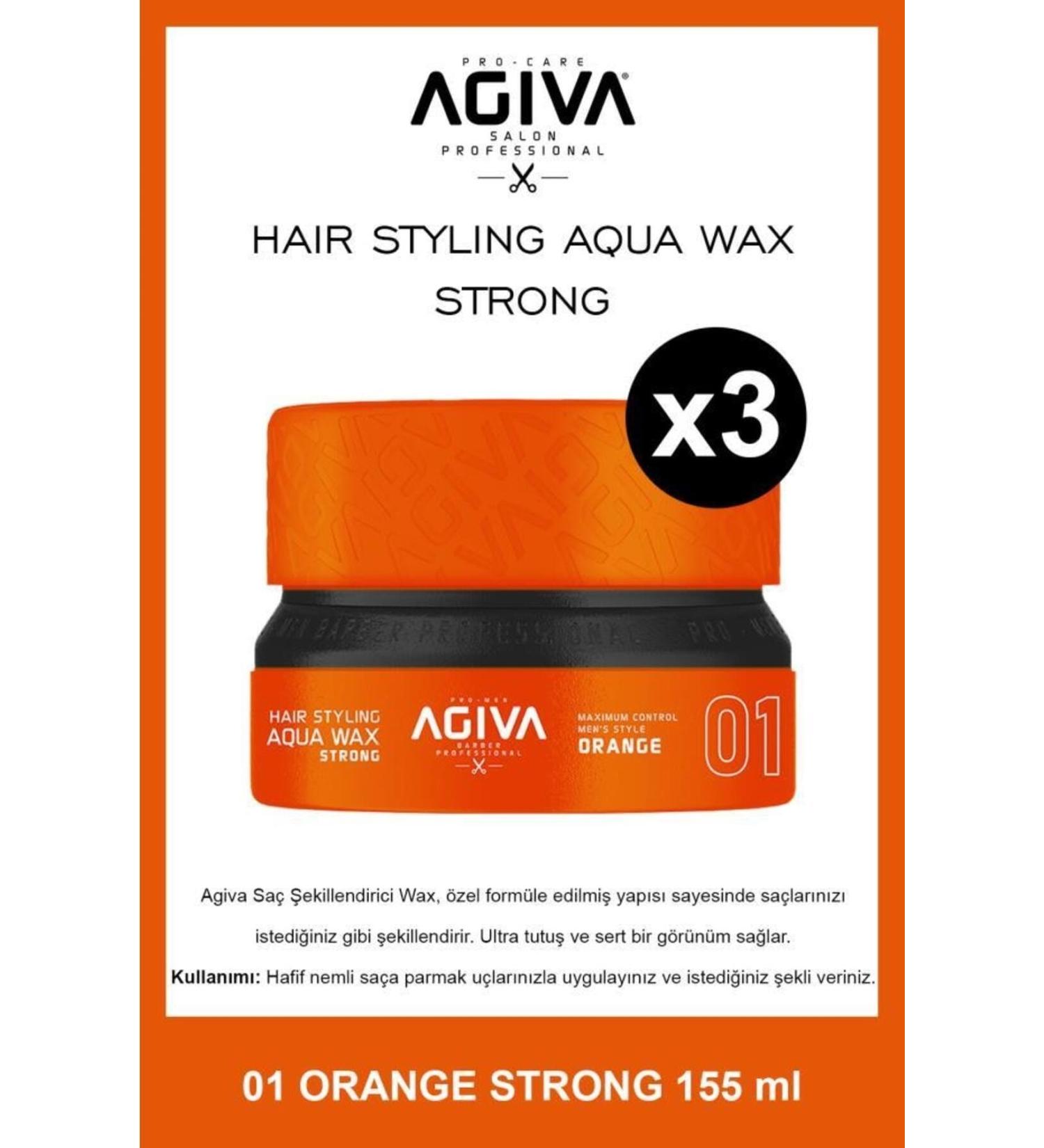 Agiva Hair Wa Hair Styling 01 155ML X3