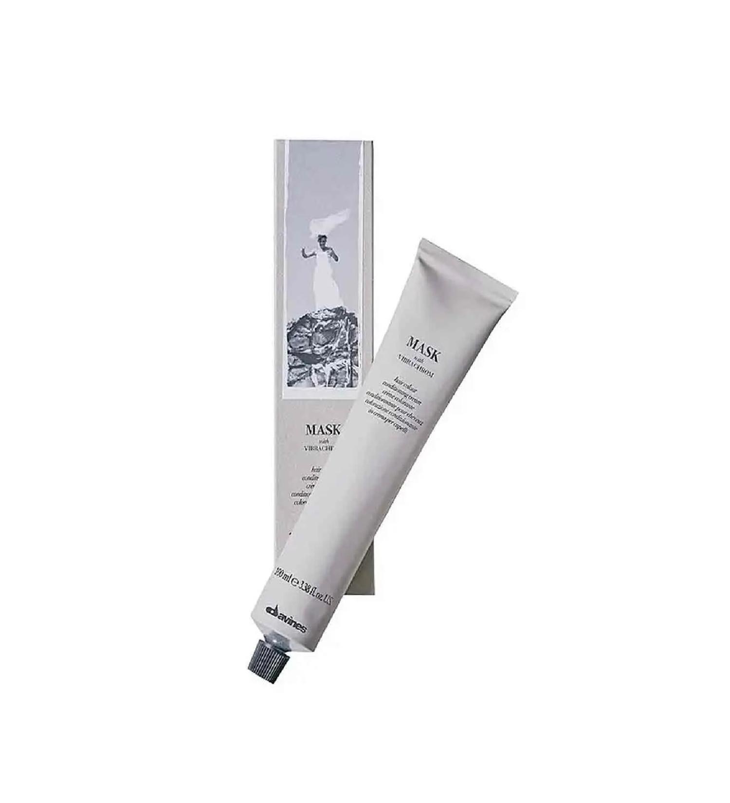 Davines Mask with Vibrachrom Intense Permanent Eye-Catching Hair Dye 100ml No 4.0 Medium Brown