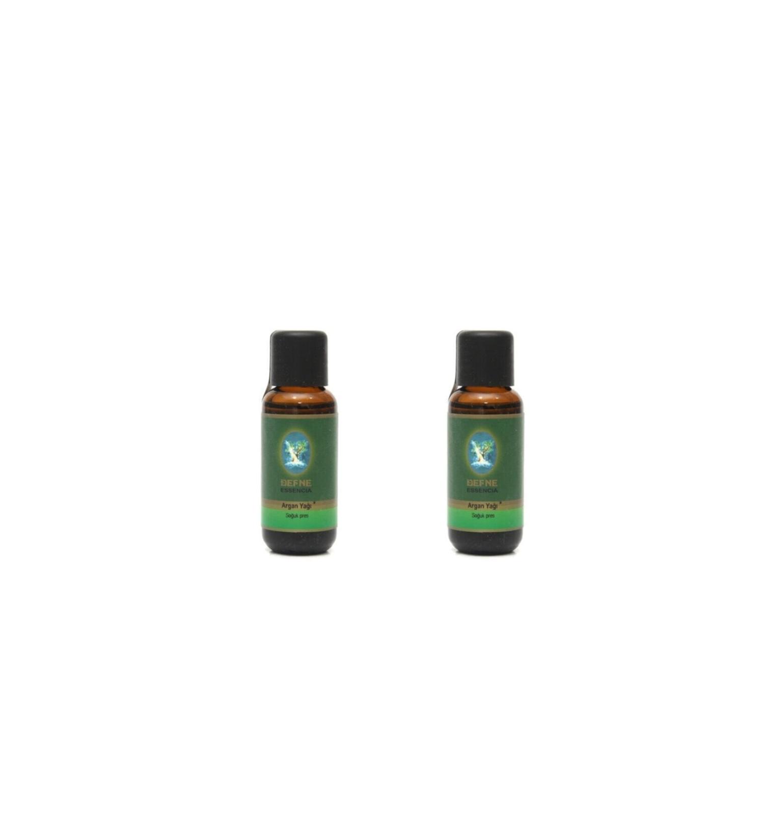 NUKA Defne Essencia Organic Argan Oil 30 ml. 2 Pack Fixed Aromatherapy Skin and Care Oil