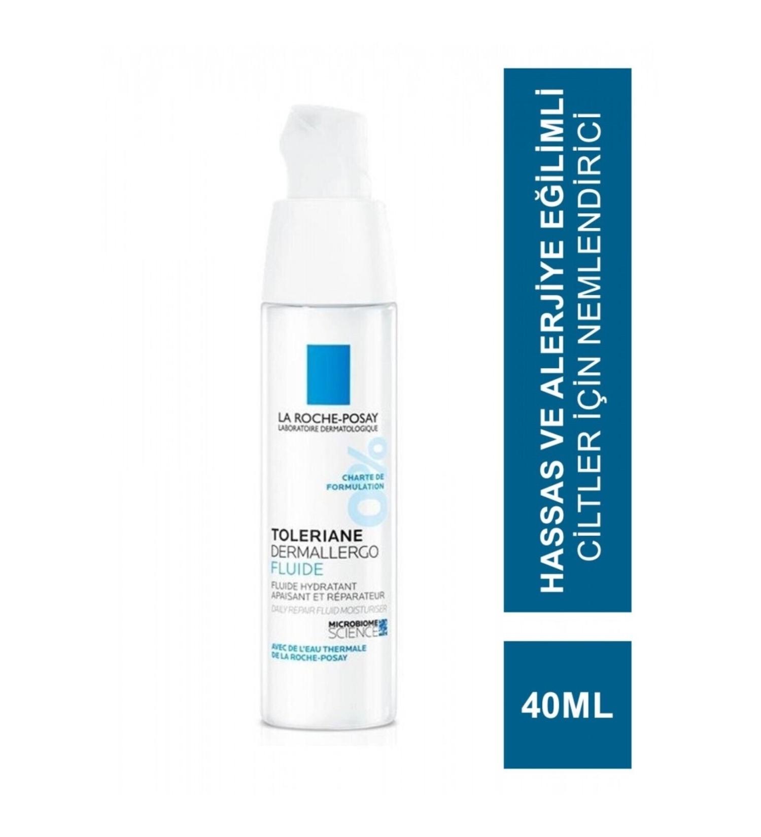 La Roche Posay Toleriane Dermallergo Fluide - Moisturizing Face Cream for Sensitive and Allergy Prone Skin 40 ml