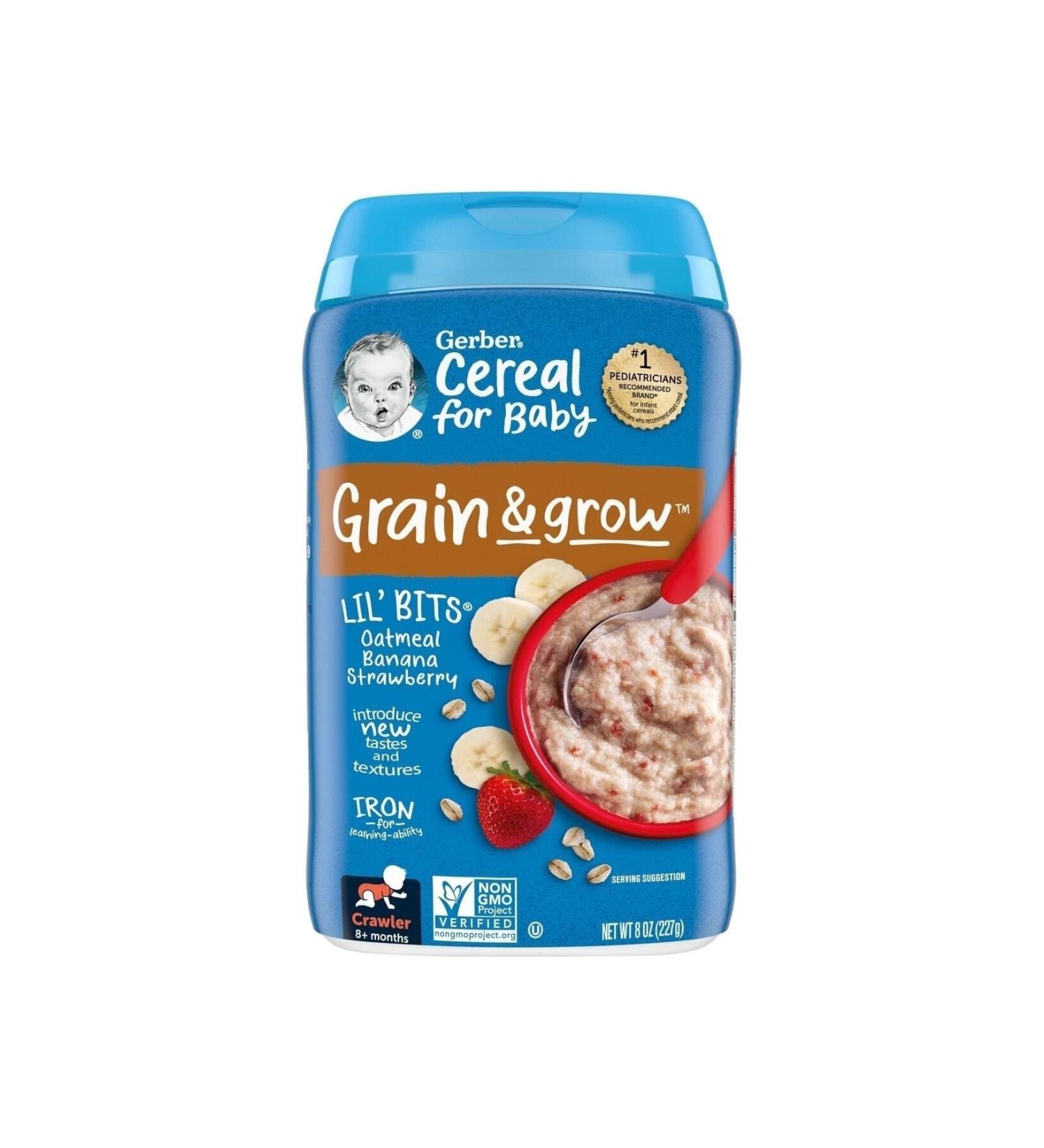 Gerber Oatmeal Iron Banana Strawberry 227 gr - Buy Online on GoSupps.com