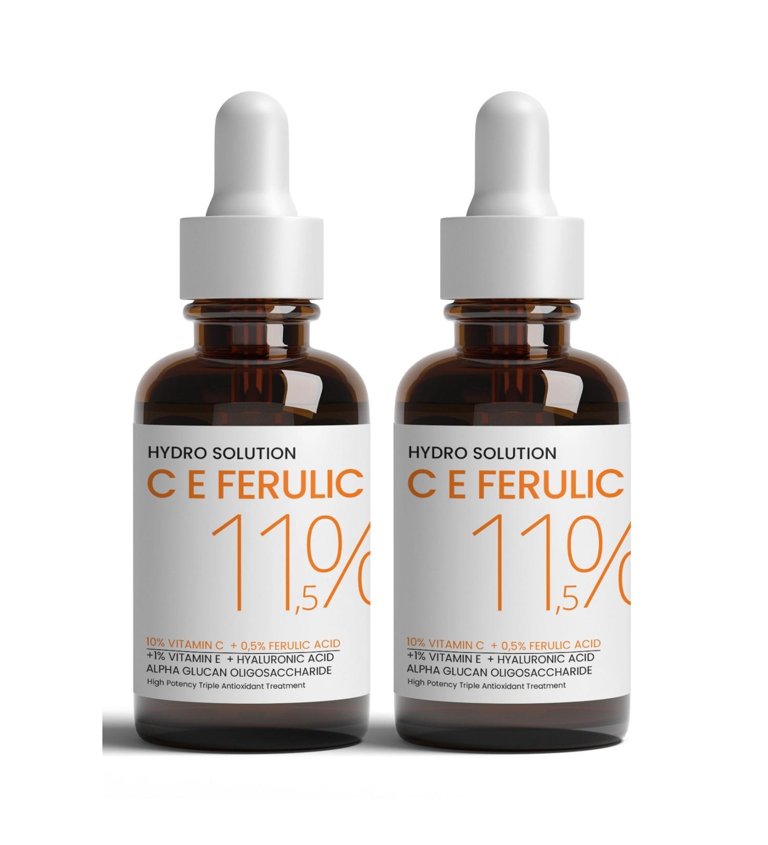 PROCSIN Hydro Solution CEC Vitamin+ 0.5% Brightening Ferulic Acid 2 Pack 30 ml x2 - Buy Online on GoSupps.com