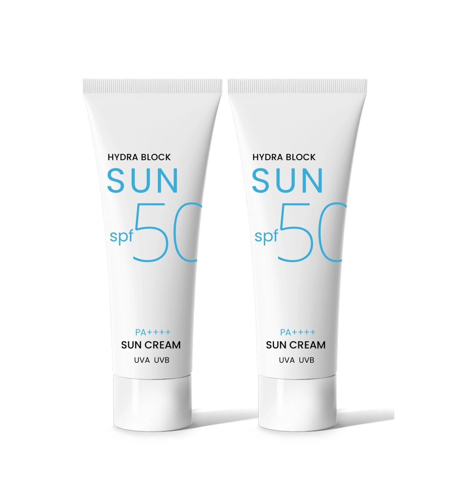 PROCSIN Sun Spf50+ Anti-Spot Rosabora Skin Temperature Reducer 2-Pack Sun Cream 50ml X2 - Buy Online on GoSupps.com