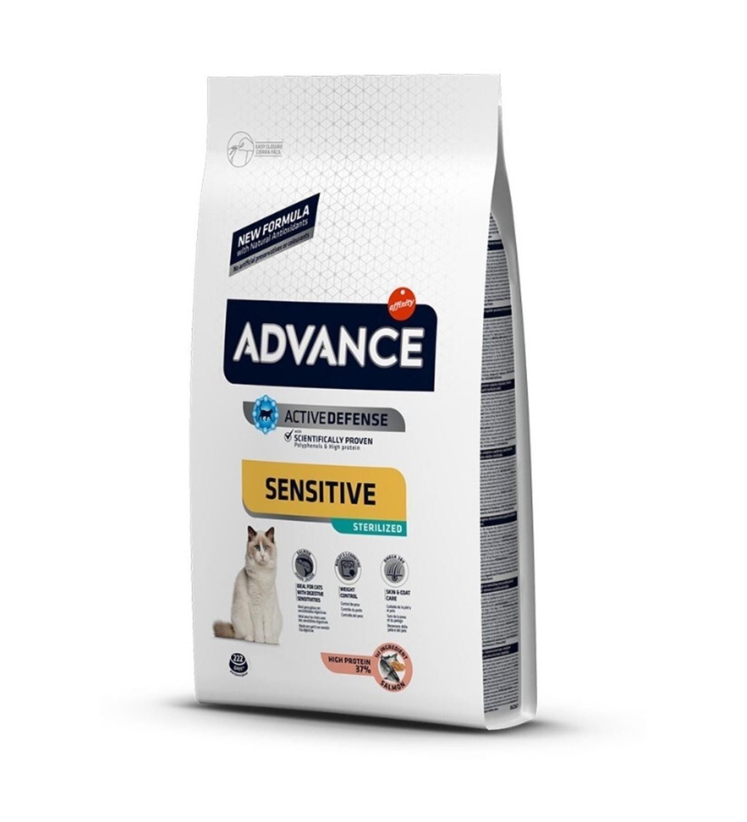 Advance Sterilized Sensitive Salmon Sterile Cat Food 1.5 Kg