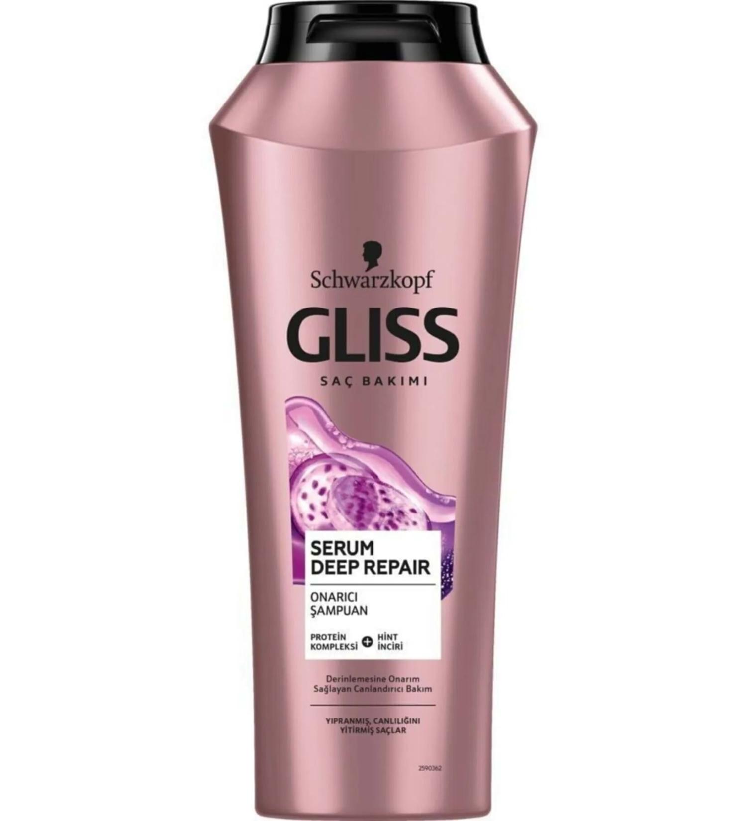 Gliss Schwarzkopf Gliss Serum Deep Repair Repair Shampoo 500 Ml