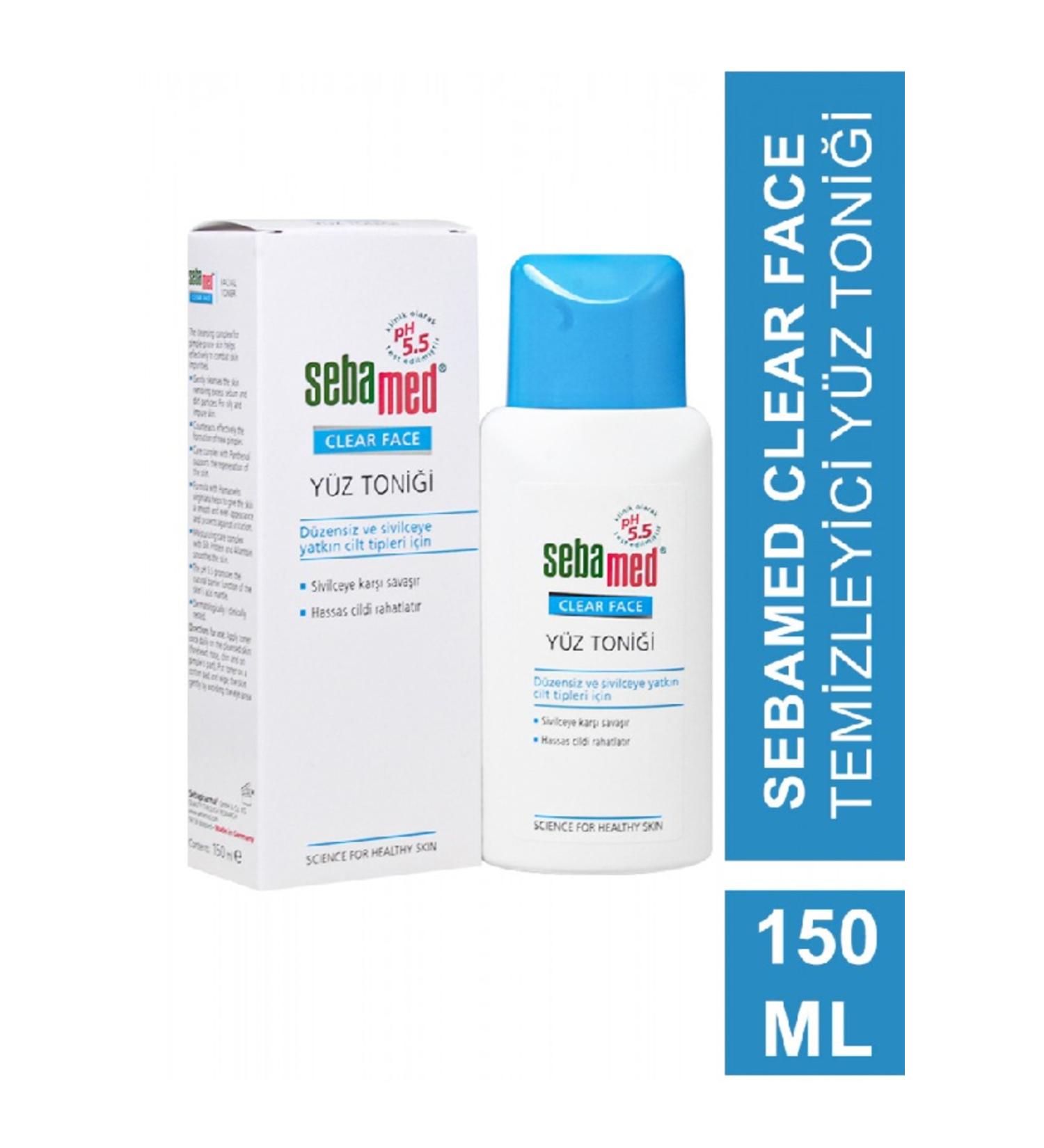 Sebamed Clear Face Facial Toner For Irregular and Acne Prone Skin Types 150 ml - Buy Online on GoSupps.com