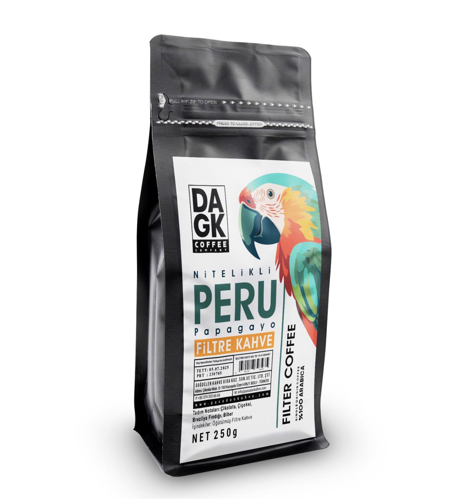 Dagk Peru Papagayo Filter Coffee 250g (Ground) - Buy Online on GoSupps.com