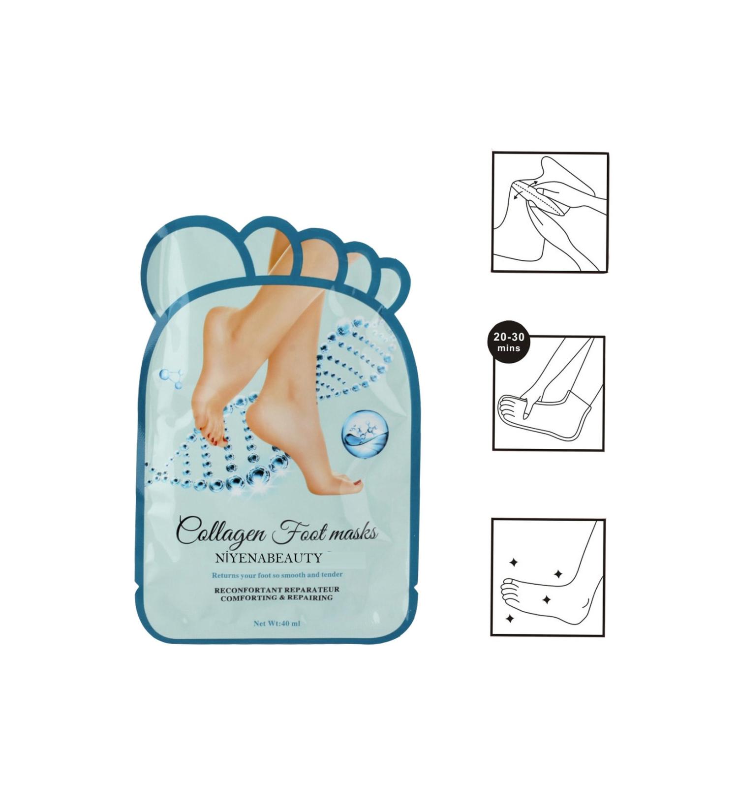 N YENABEAUTY Collagen Essence Foot Care Mask Sock Type 1 Pair