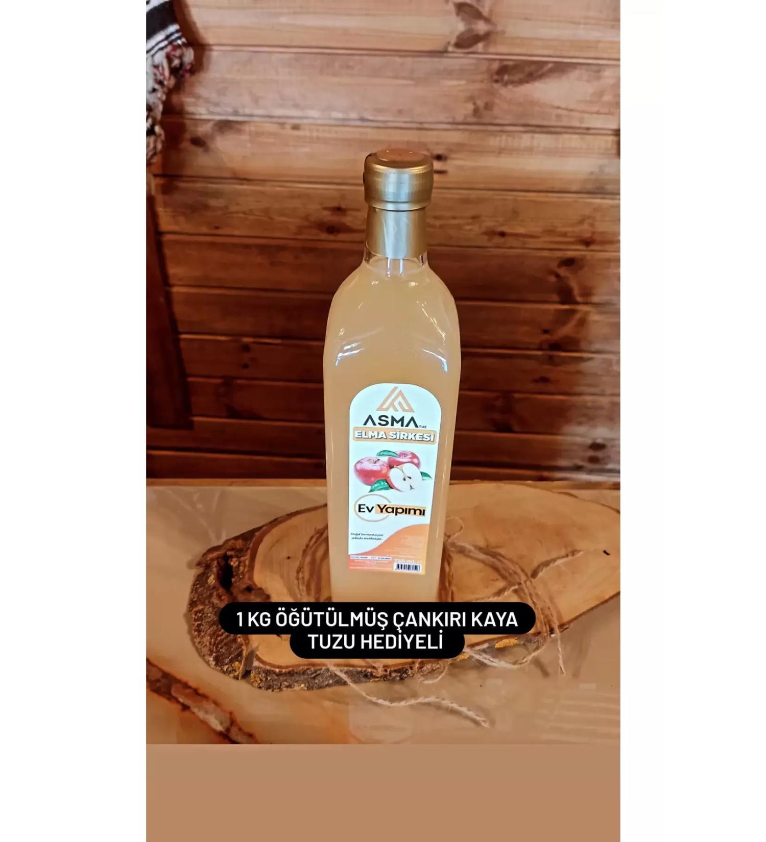 asma Natural Homemade Apple Cider Vinegar Additive-Free Natural Fermentation 750 ml Mother Vinegar