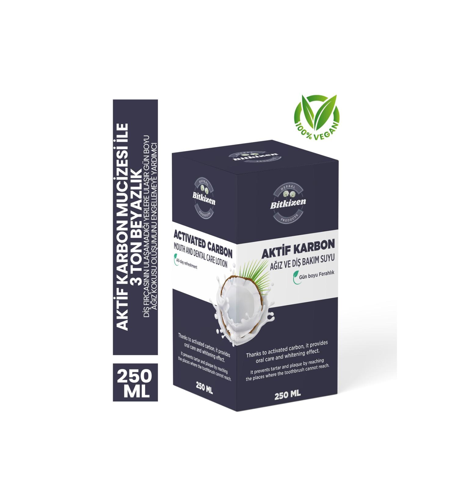 HERBALIZEN Active Carbon Mouthwash 250 Ml