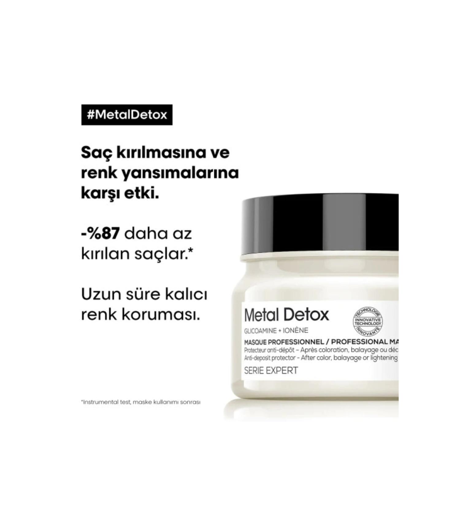 L'Oreal Professionnel L'OREAL PROFESSIONEL Anti-Metal Purifying Metal Detox Mask for Damaged Hair 250ml - Buy Online on GoSupps.com