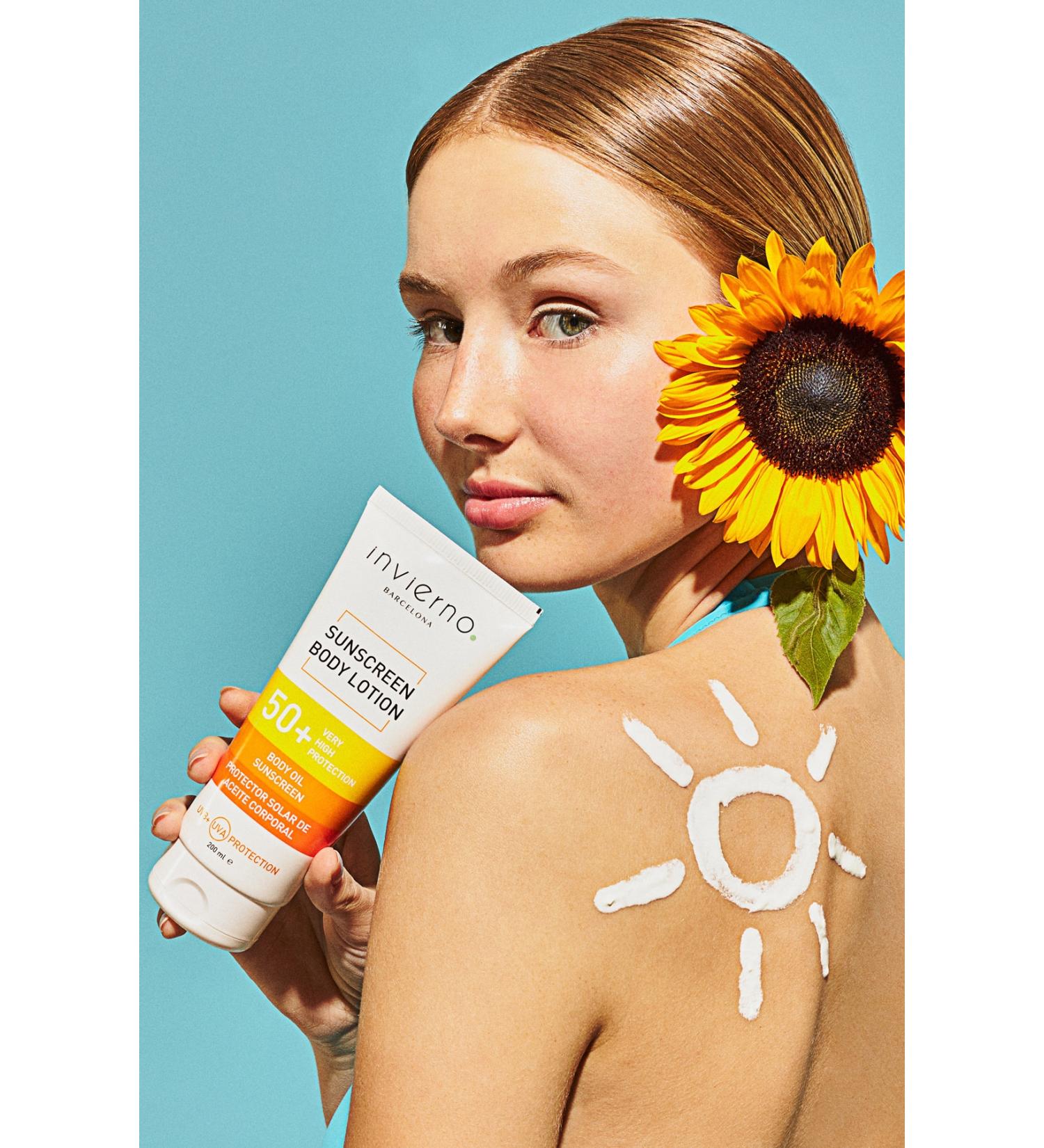 Invierno Barcelona LLC. +50 Spf Body Sunscreen Cream +50 Spf Sunscreen Body Lotion - Buy Online on GoSupps.com