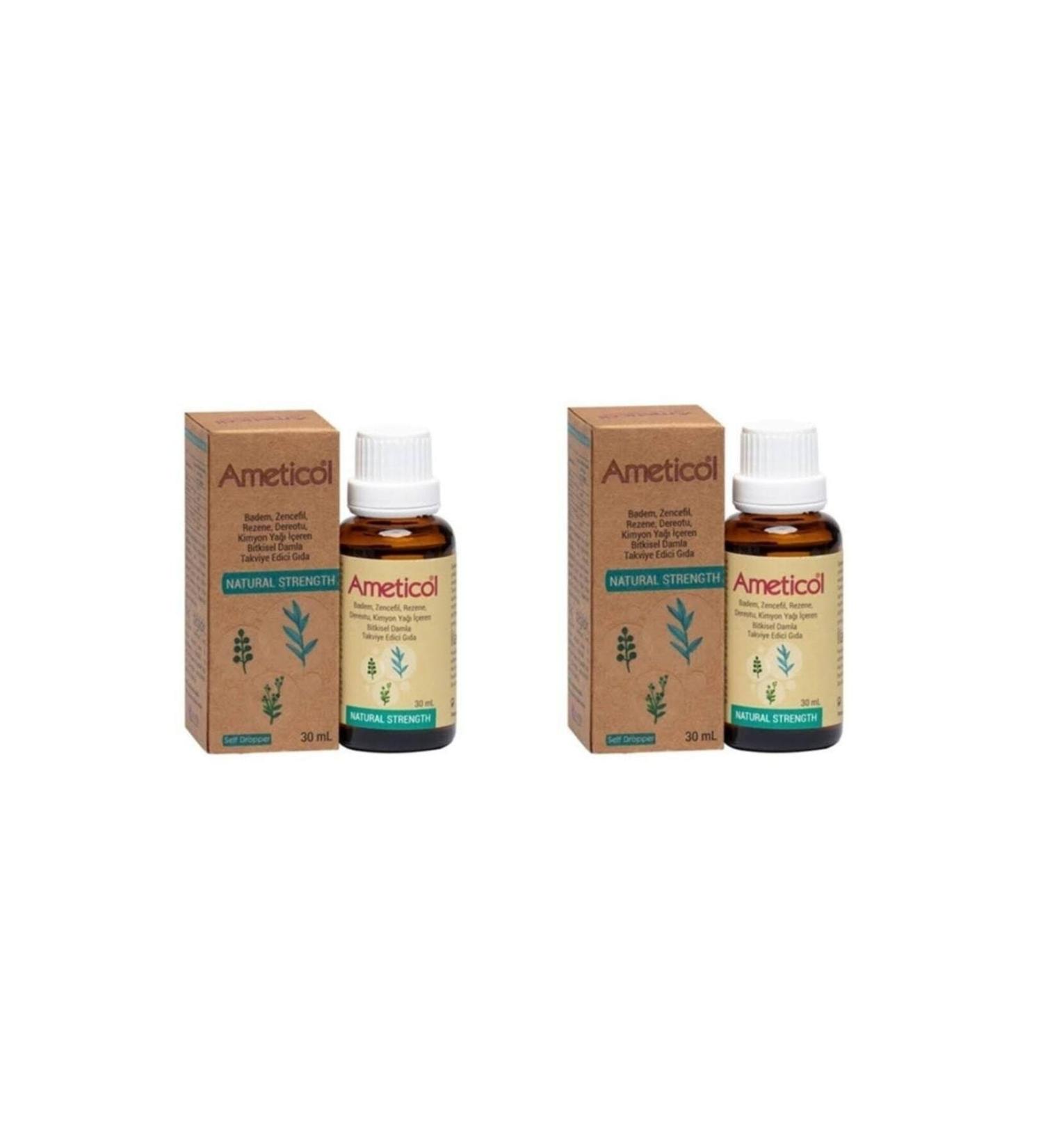 AMET COL 2-Pack Herbal Gas Drops 30 Ml