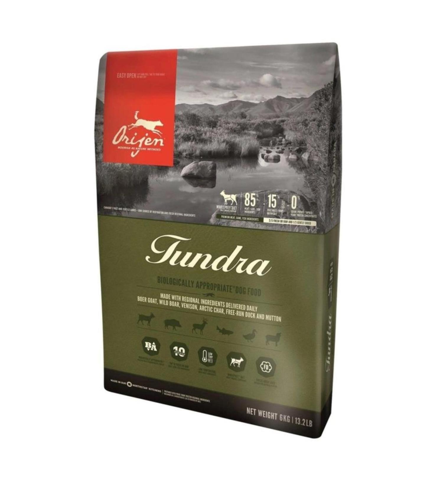 Orijen Tundra Dog Food For All Breeds and Life Stages 11.4 Kg