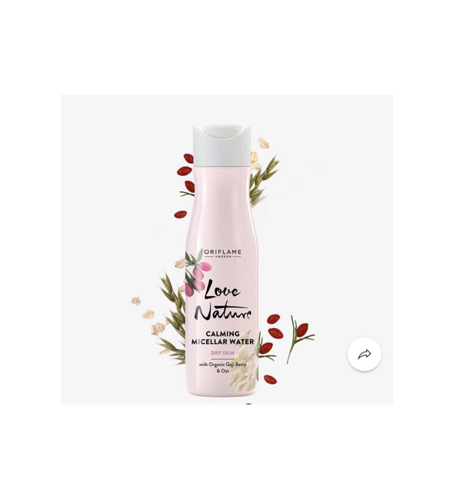 Oriflame Love Nature Organic Goji Berry & Oat Calming Micellar Water
