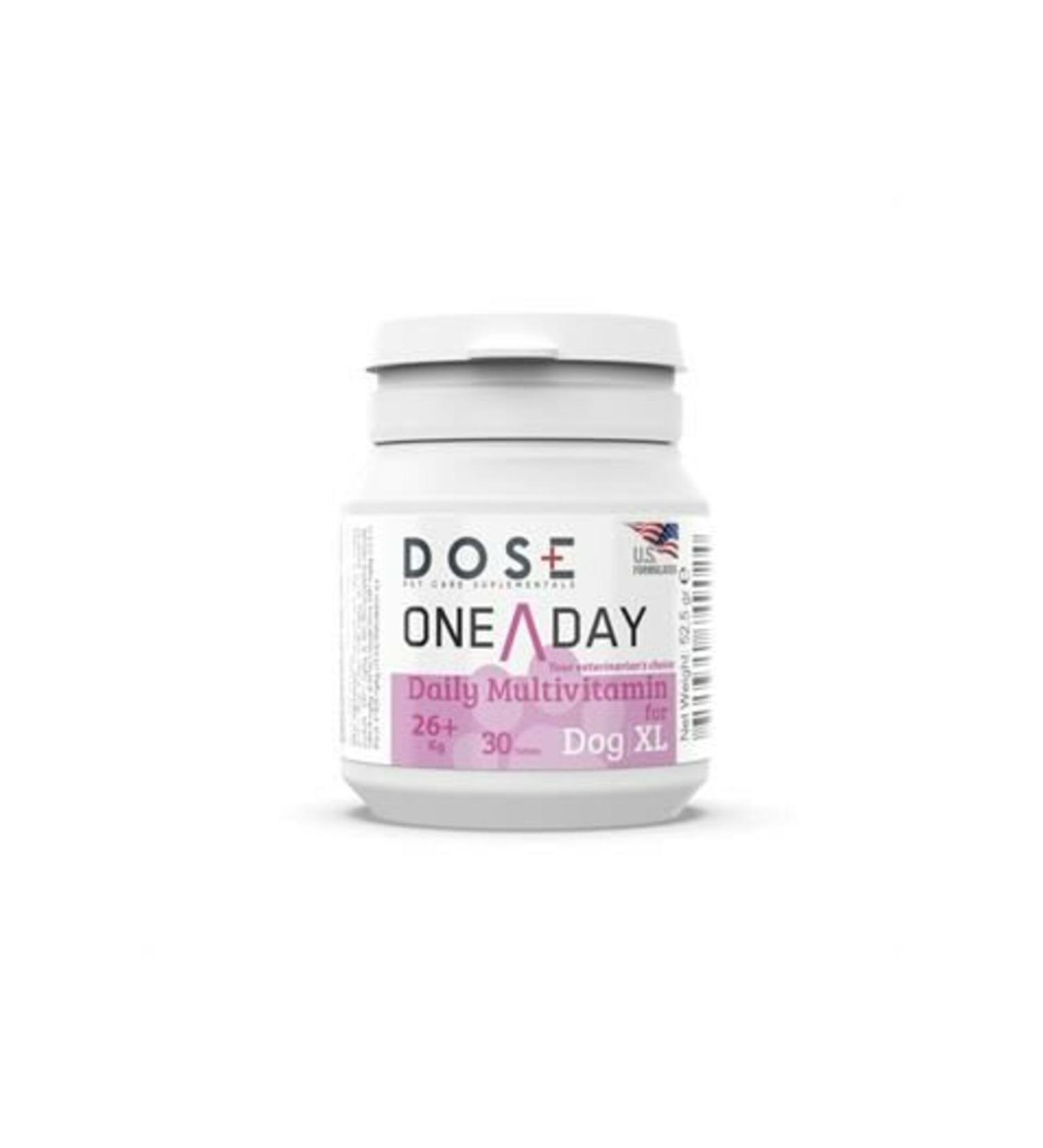 DOSE One A Day Dog Dog 26 Kg+ Multivitamin 30 Tablets