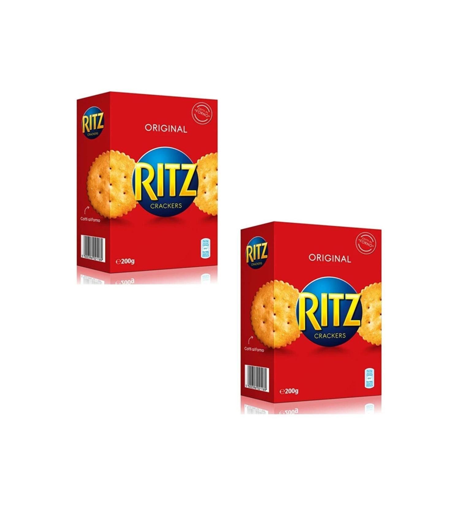 Nabisco Ritz Salty Crackers 200 Gr Set of 2