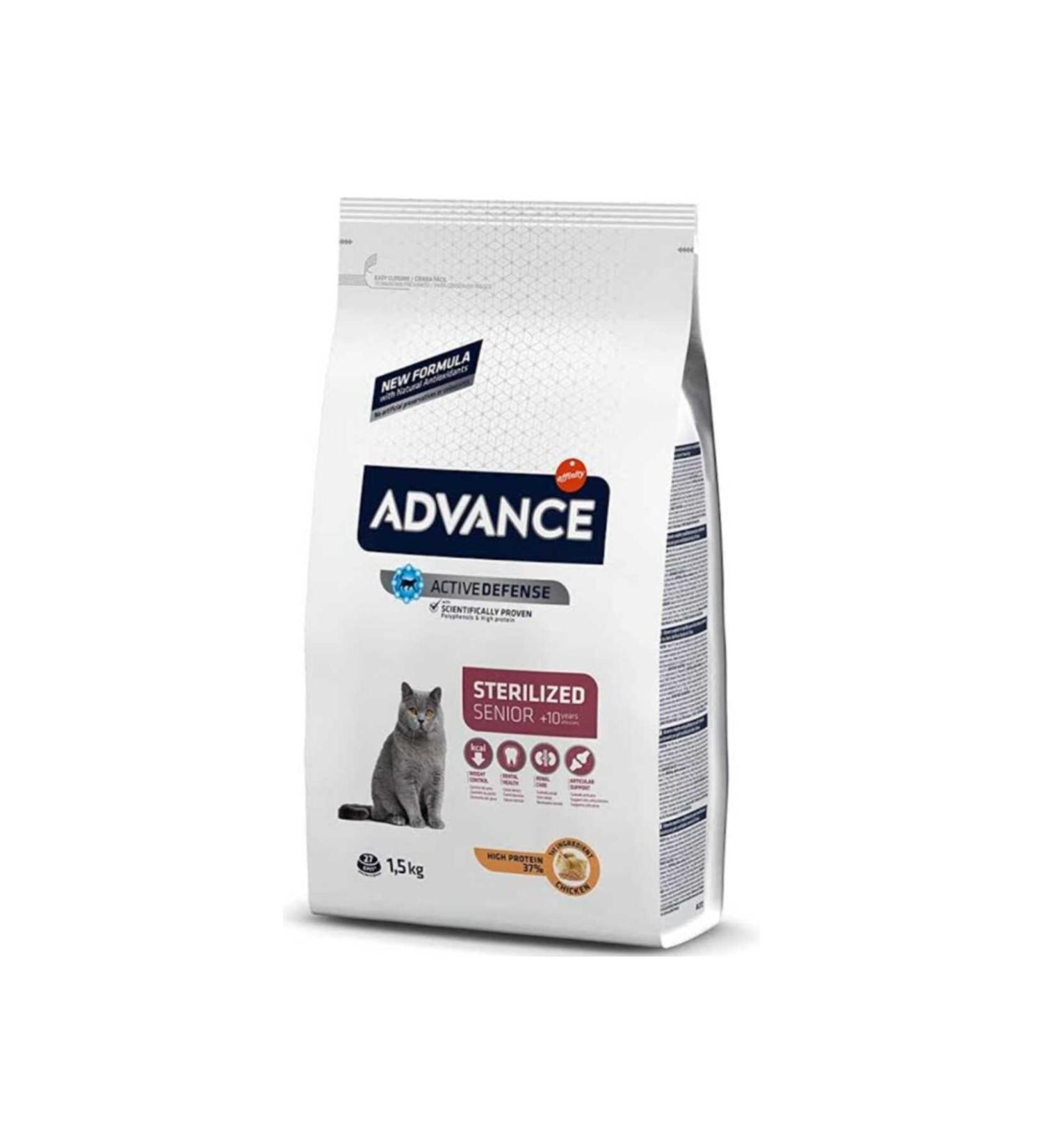 Advance Neo Pet Market Cat Sterilized +10 Senior Sterilized Old Cat Food 1.5 kg