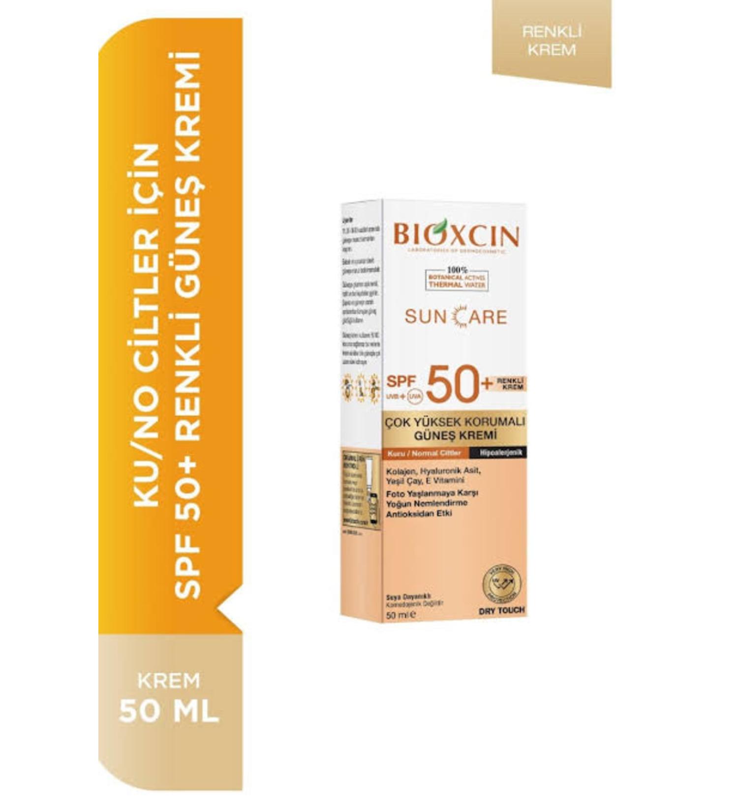 Bioxcin Sun Care Very High Protection Sun Cream for Dry Normal Skin Spf 50