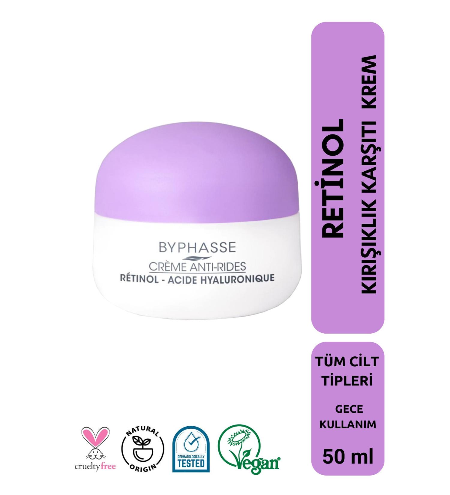 BYPHASSE Retinol Skin Booster Anti-Wrinkle Cream 50ml - Buy Online on GoSupps.com