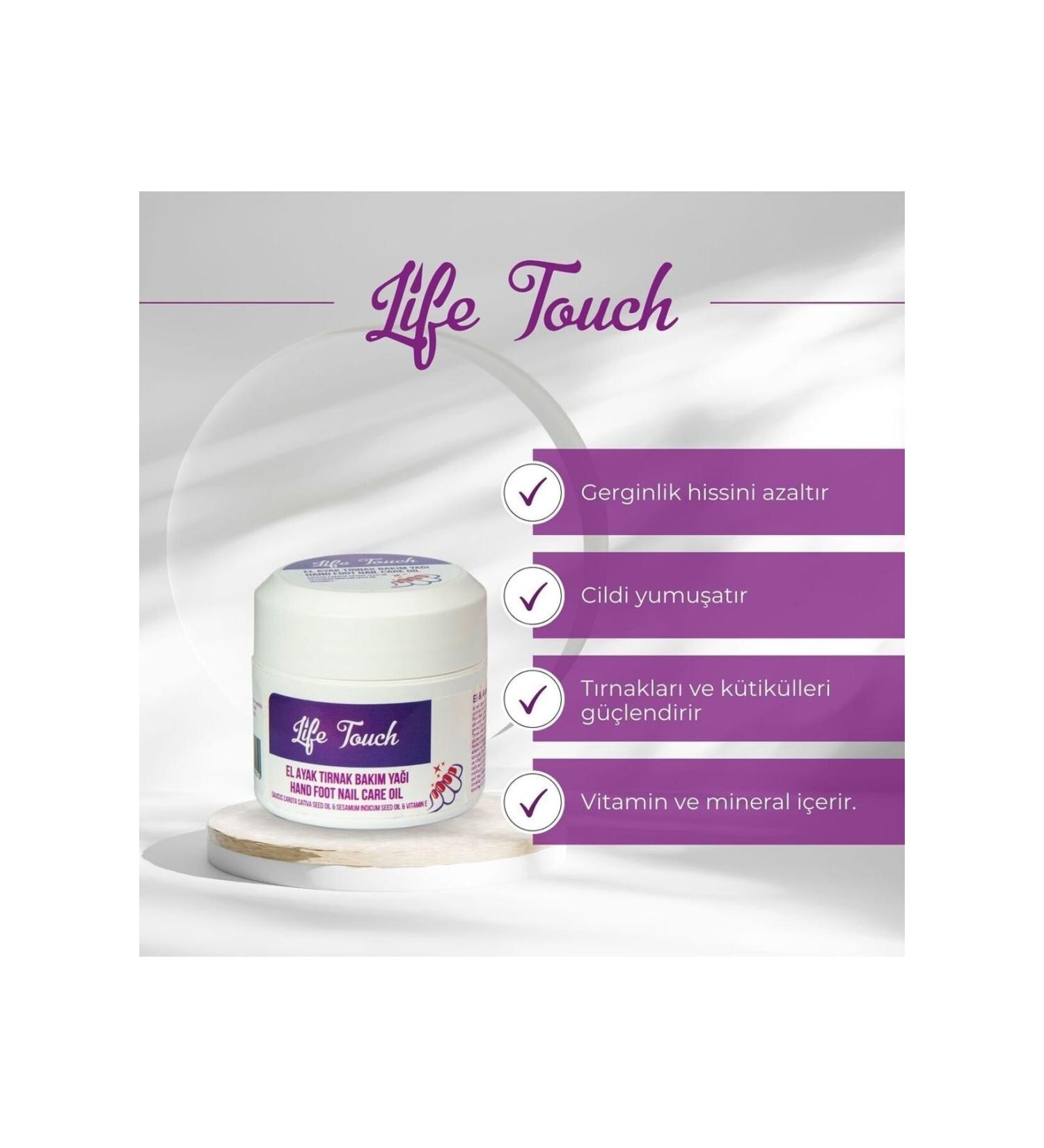 Life Touch Hand and Toe Nail Care Oil 50ml - Buy Online on GoSupps.com