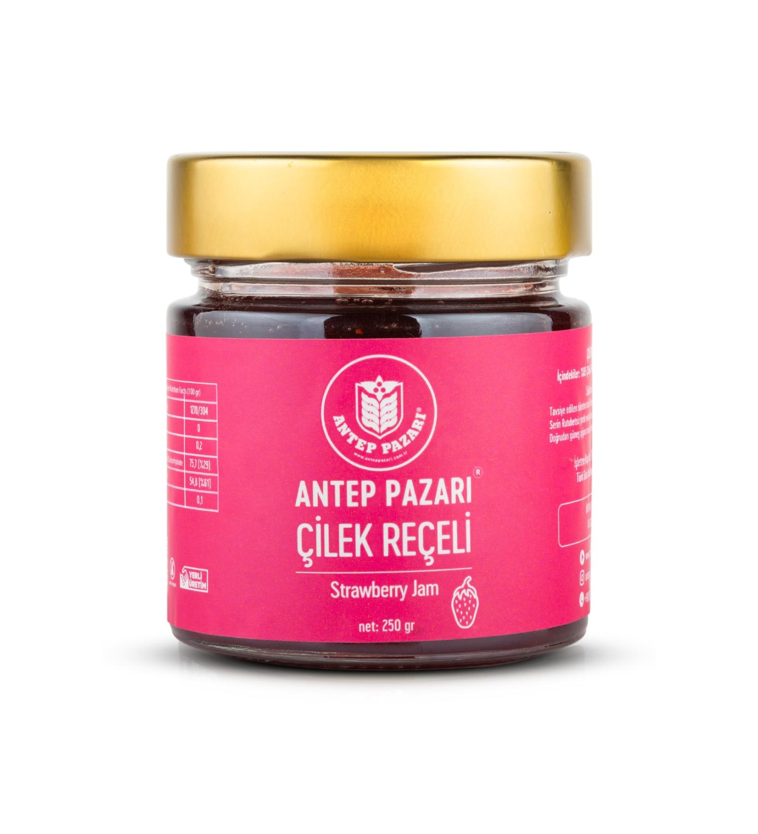 Antep Market STRAWBERRY JAM - Homemade - 250 GR - Buy Online on GoSupps.com