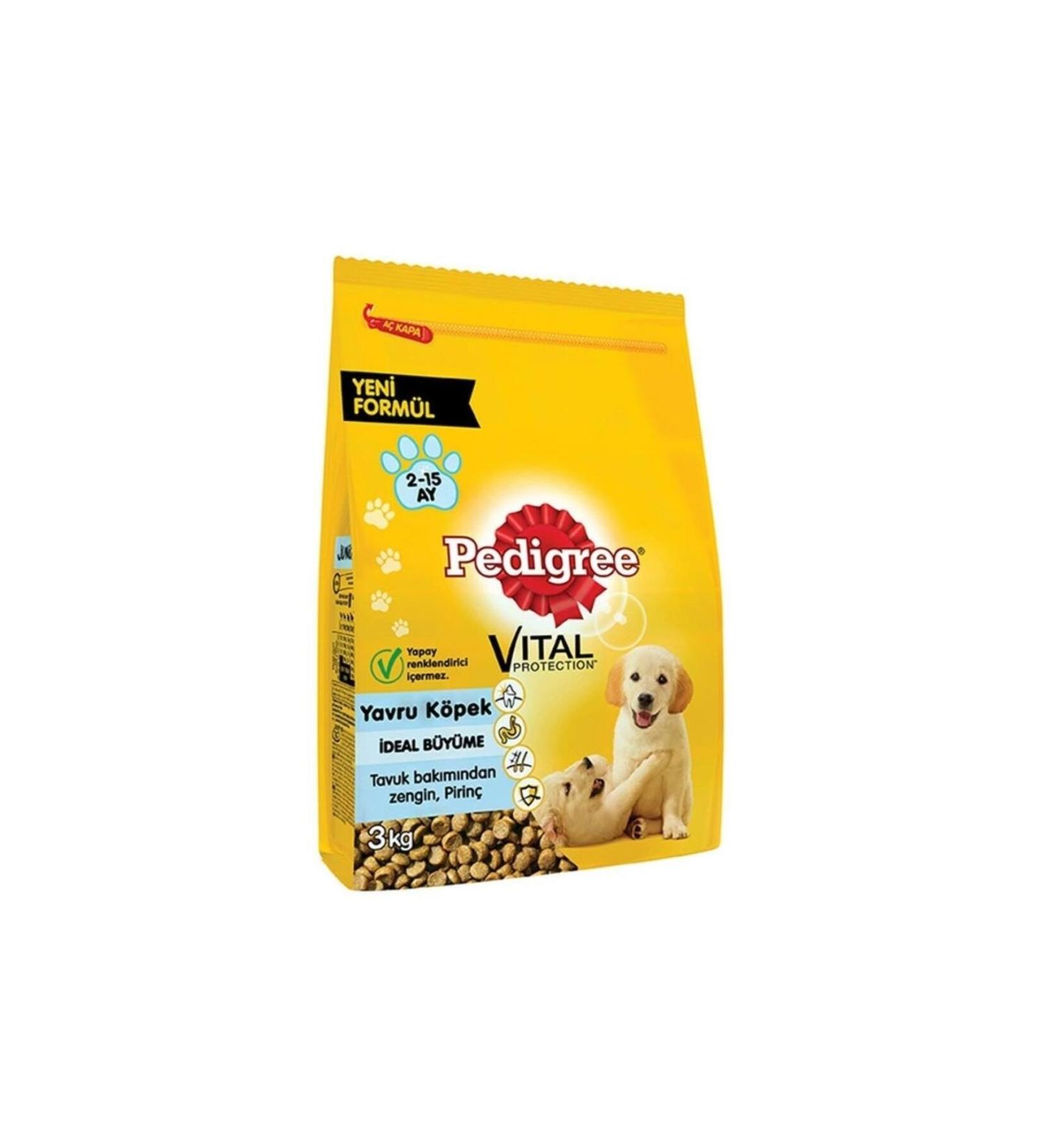 Pedigree Poultry and Rice Puppy Dry Dog Food 3 Kg
