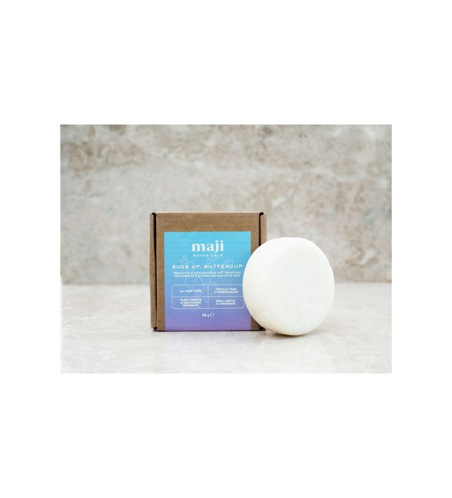 Maji Botanicals Suds Up Buttercup! Natural Solid Shampoo Prickly Pear & Pomegranate