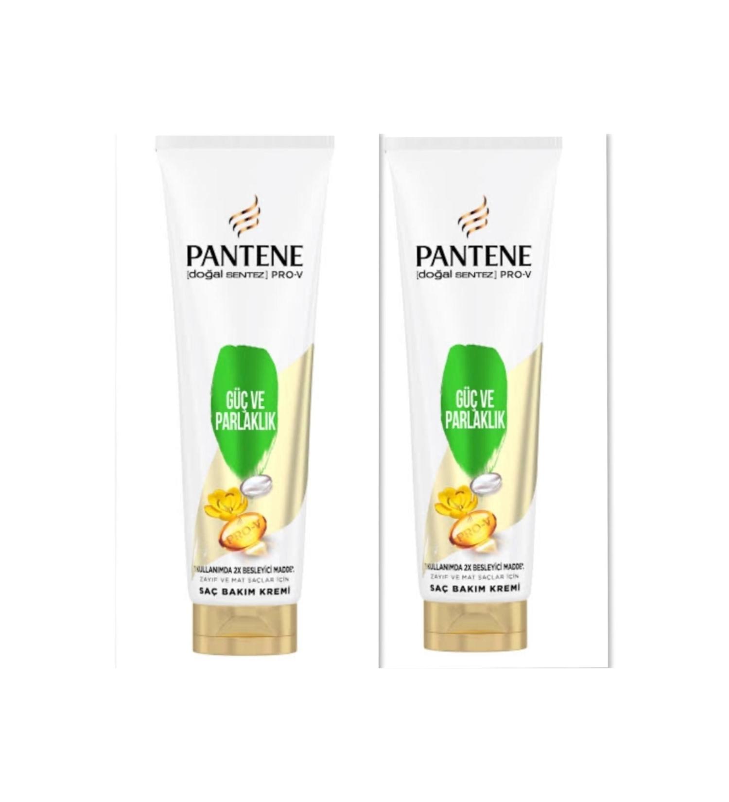 Pantene Natural Synthesis Strength and Shine Hair Care Cream 2x275 ml