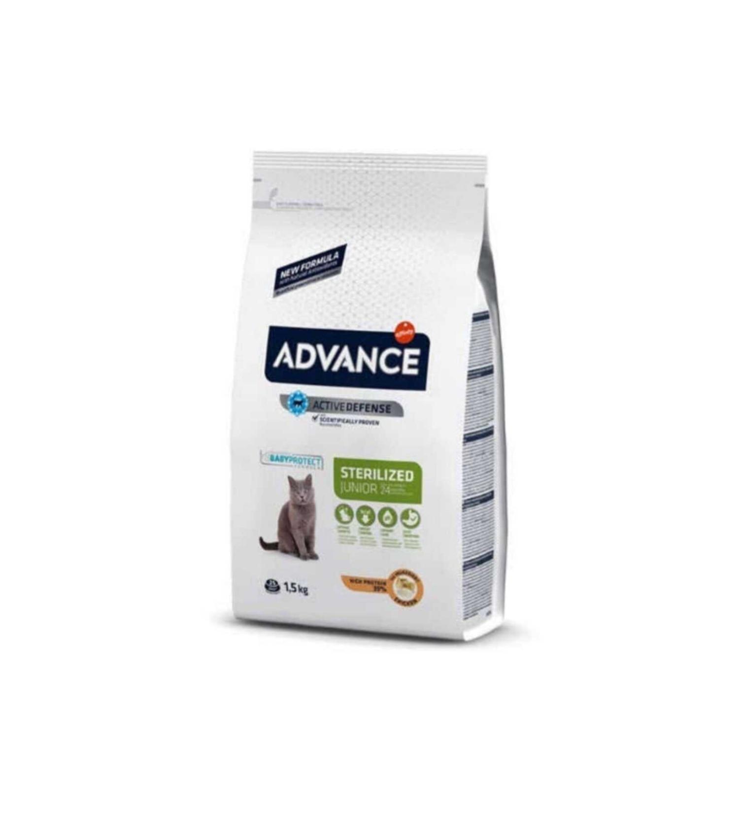 Advance Neo Pet Market Young Sterilized Chicken Sterilized Kitten Cat Food 1.5 Kg