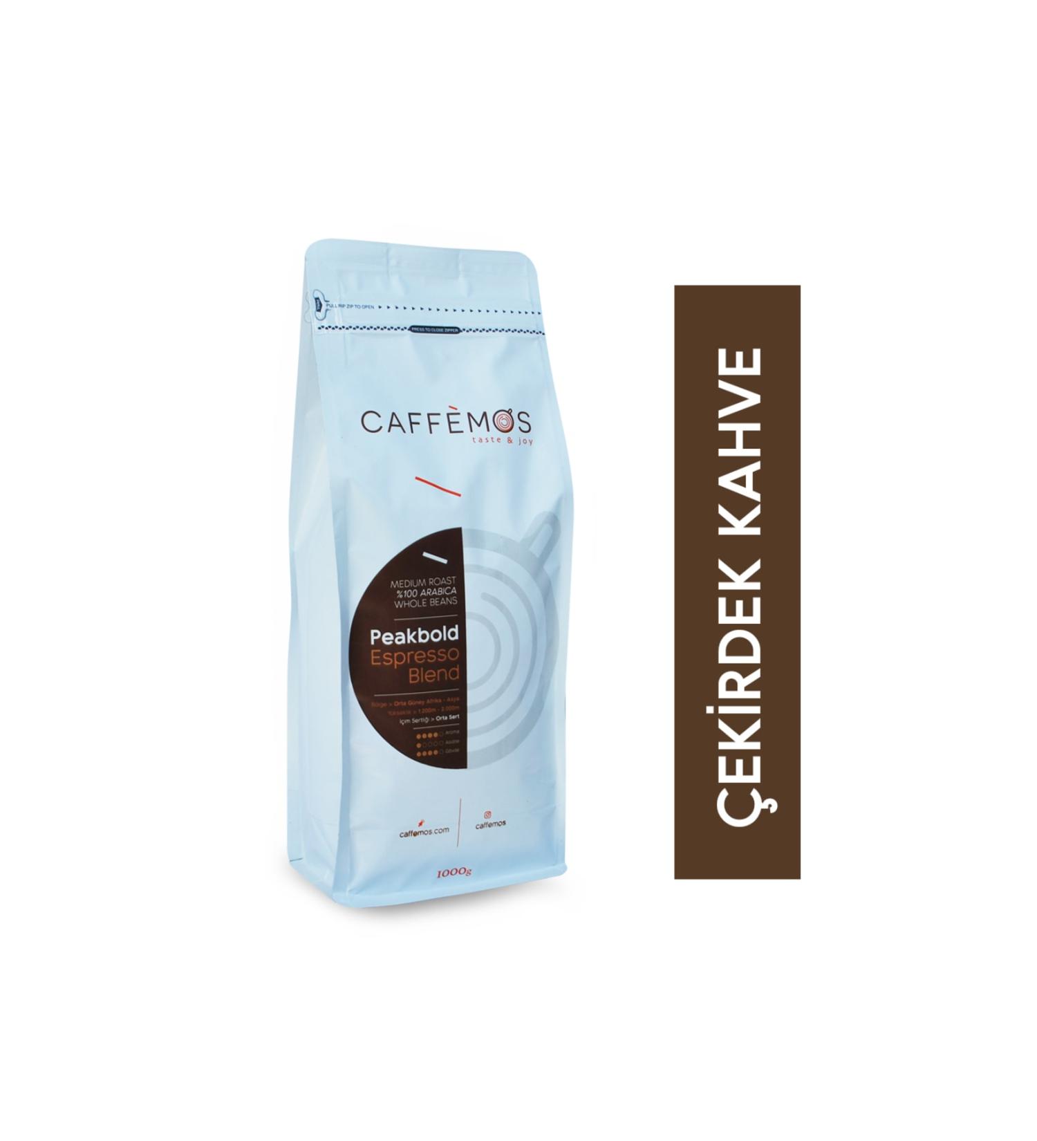 caff mos Peakbold Espresso Blend (COFFEE BEANS) - 1000 gr