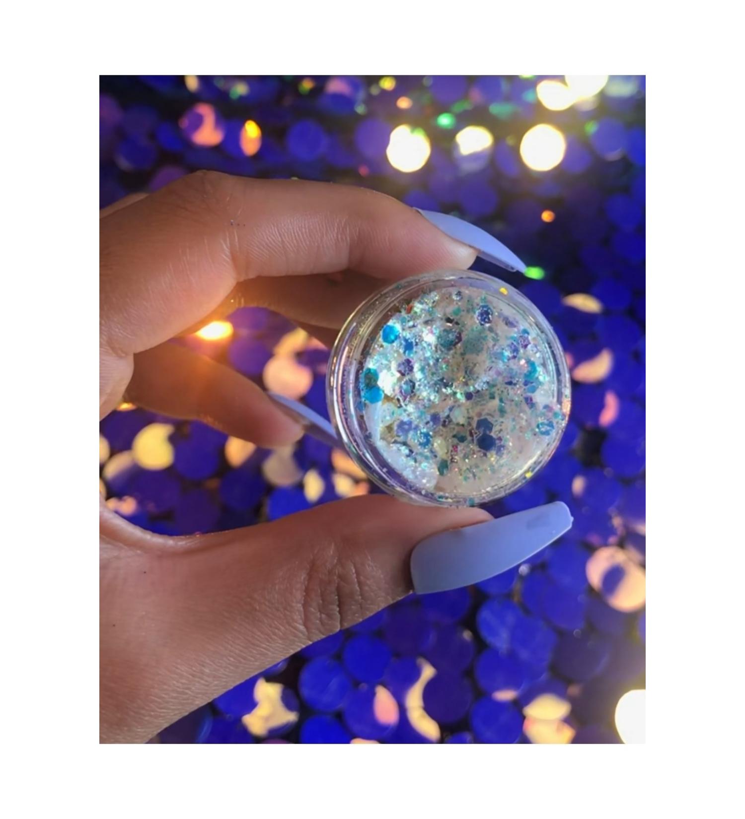 hbtasarim White Glitter Gel Eyeshadow - Face and Body Glitter - Buy Online on GoSupps.com