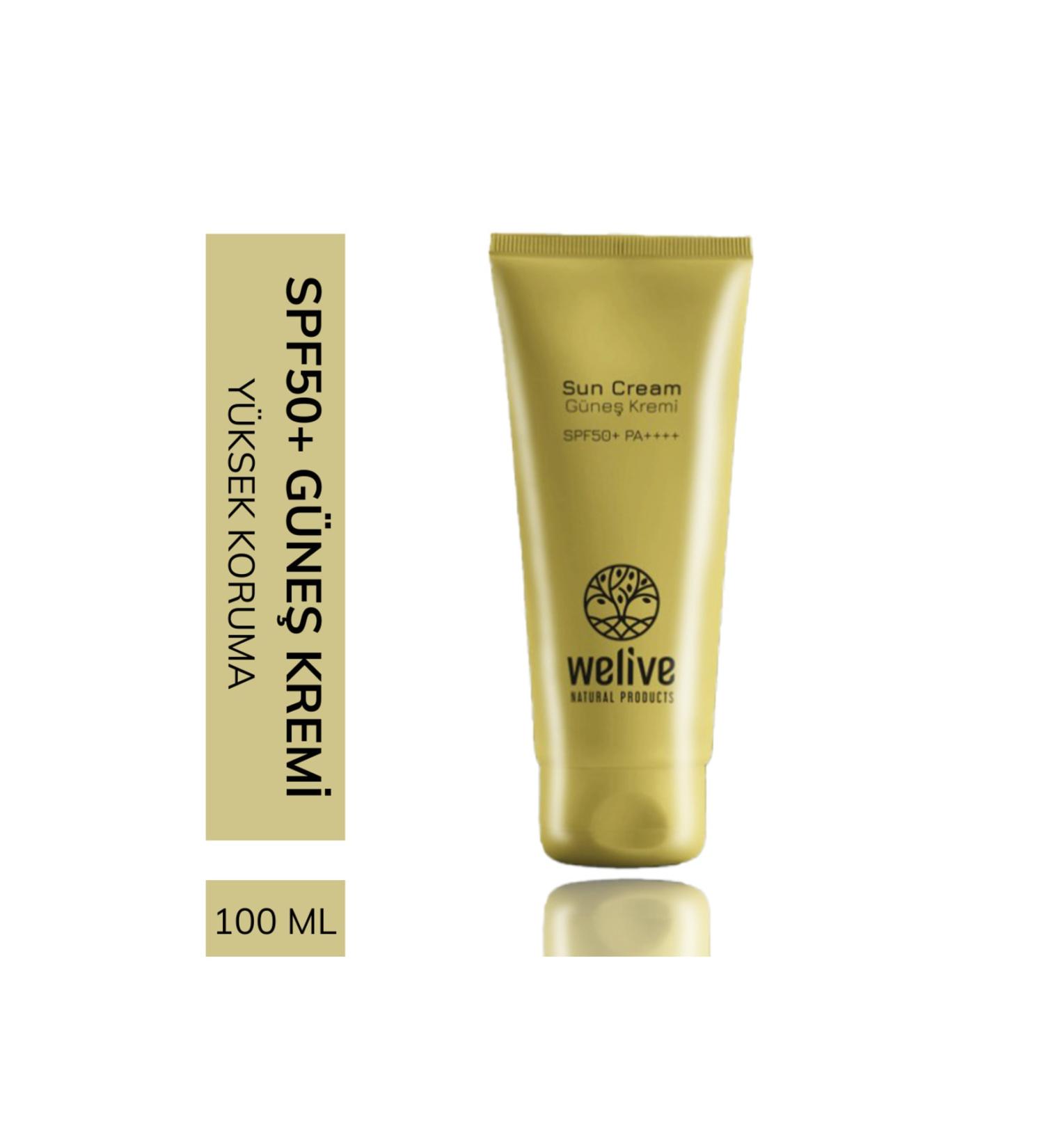 Welive Sun Cream 100 ML spf50+