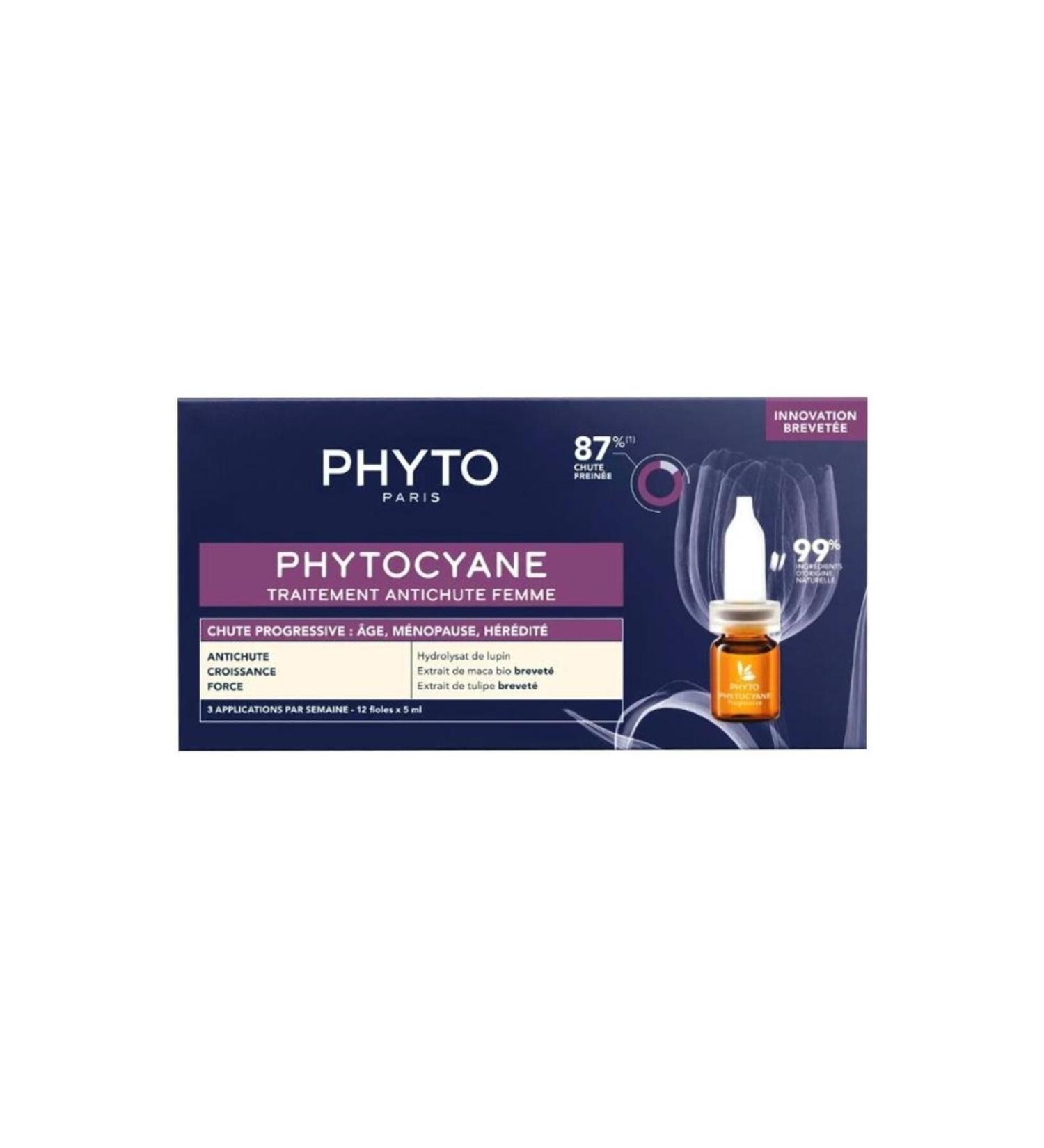 Phyto Phytocyane Anti Hair Loss Care for Women 12 Ampoules x 5 ml